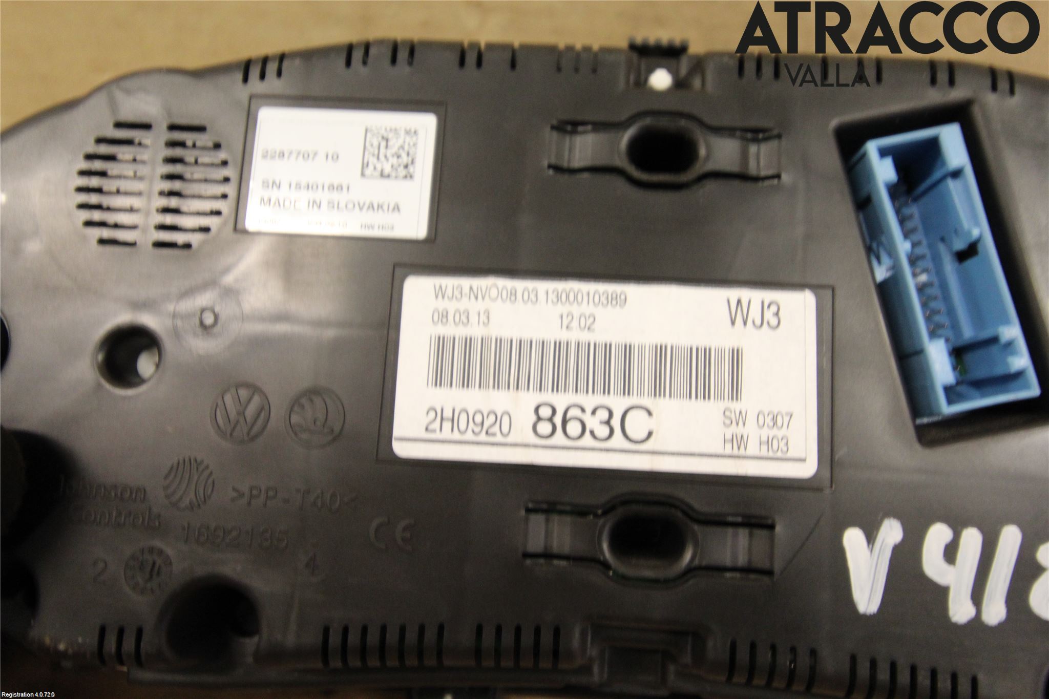 Volkswagen VW AMAROK 2H 10-22 Instrument Komb