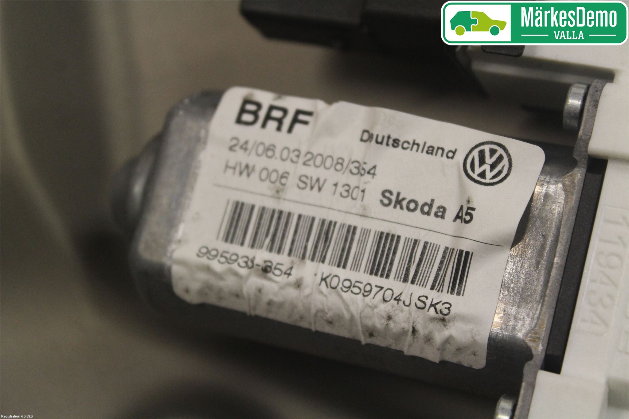 Skoda OCTAVIA (1Z) 05-13 Fönsterhiss El Kompl