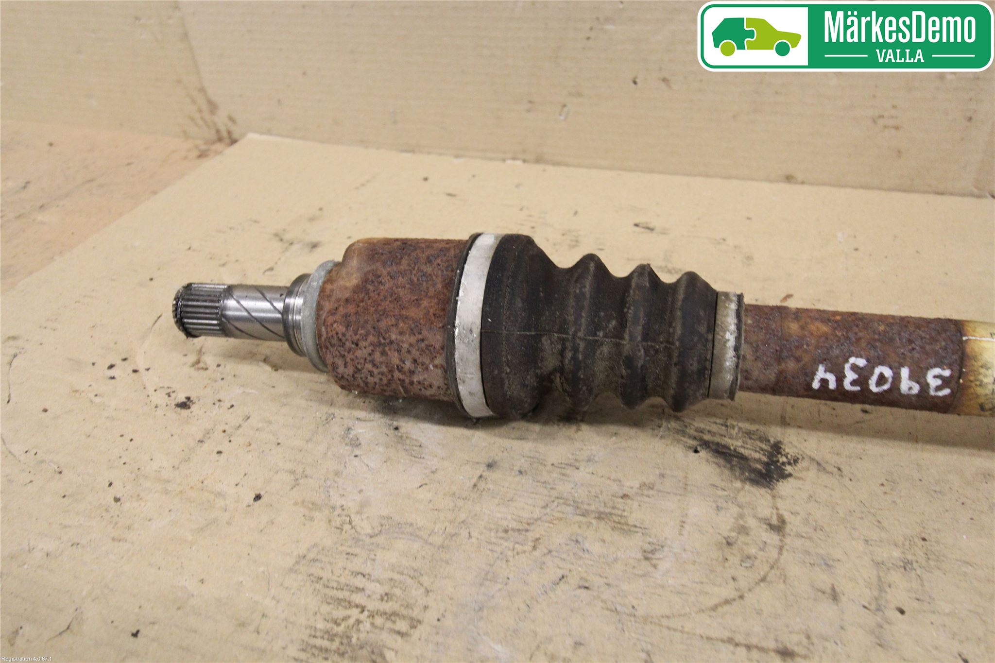 Renault SCÉNIC/GRAND 07-09 Drivaxel Fram Vänster