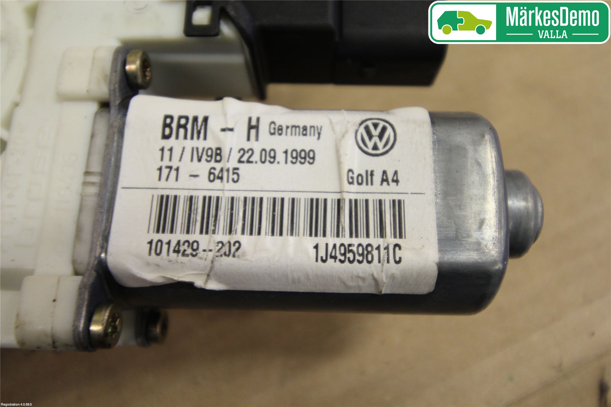 Volkswagen VW GOLF IV 98-06 Fönsterhissmotor