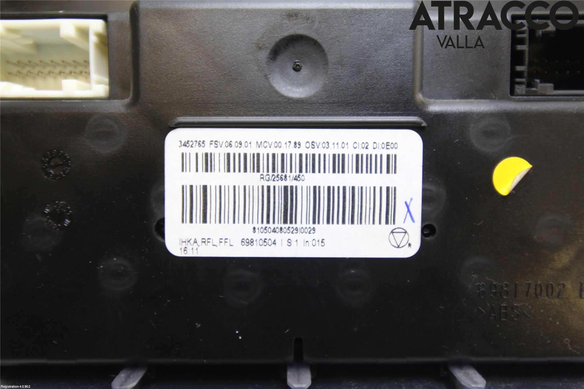 Mini COUPE R56 05-14 Ac Styrenhet Ac Manöveren