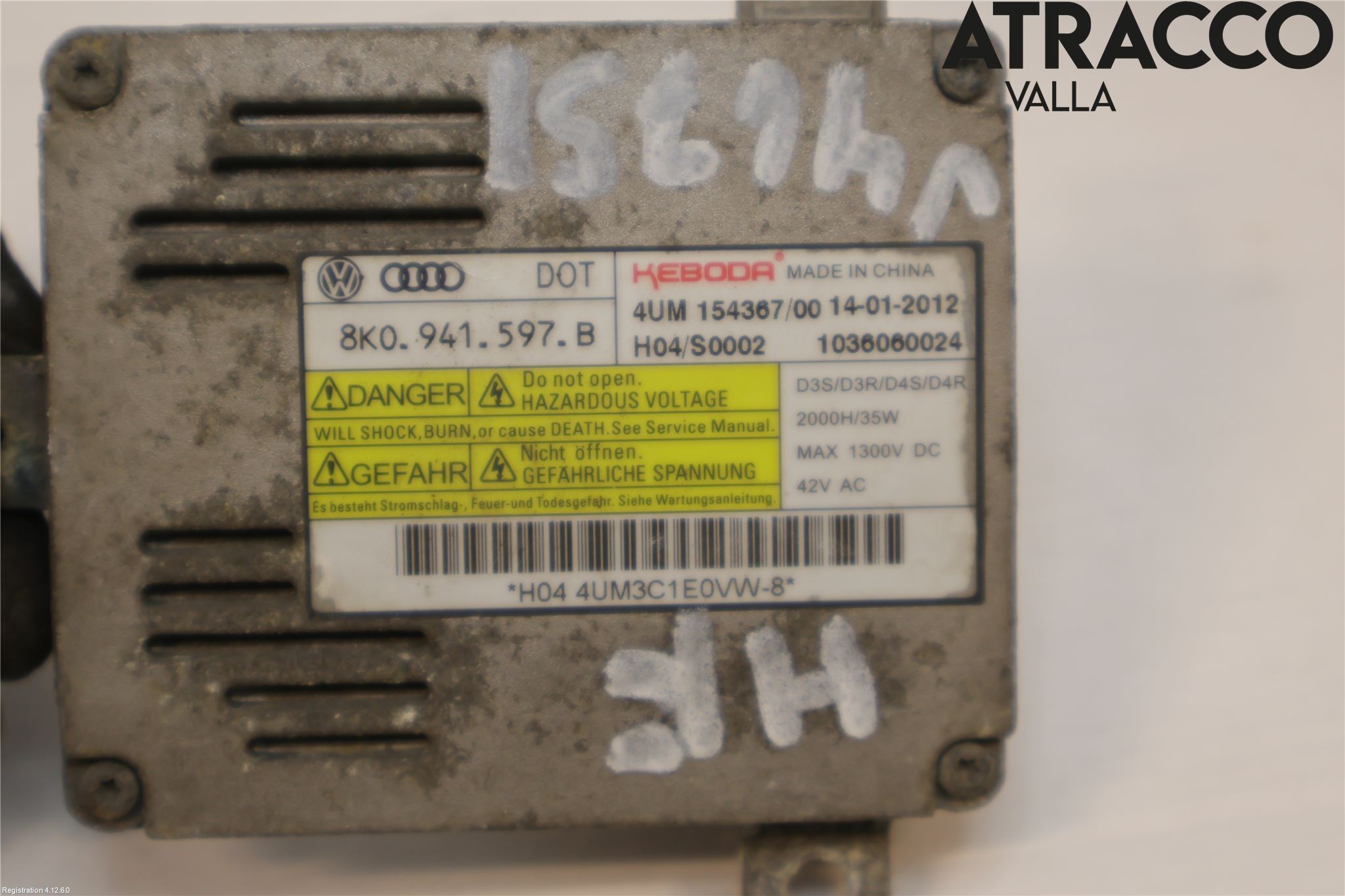 Volkswagen VW PASSAT 11-14 Styrenhet Strålkastare