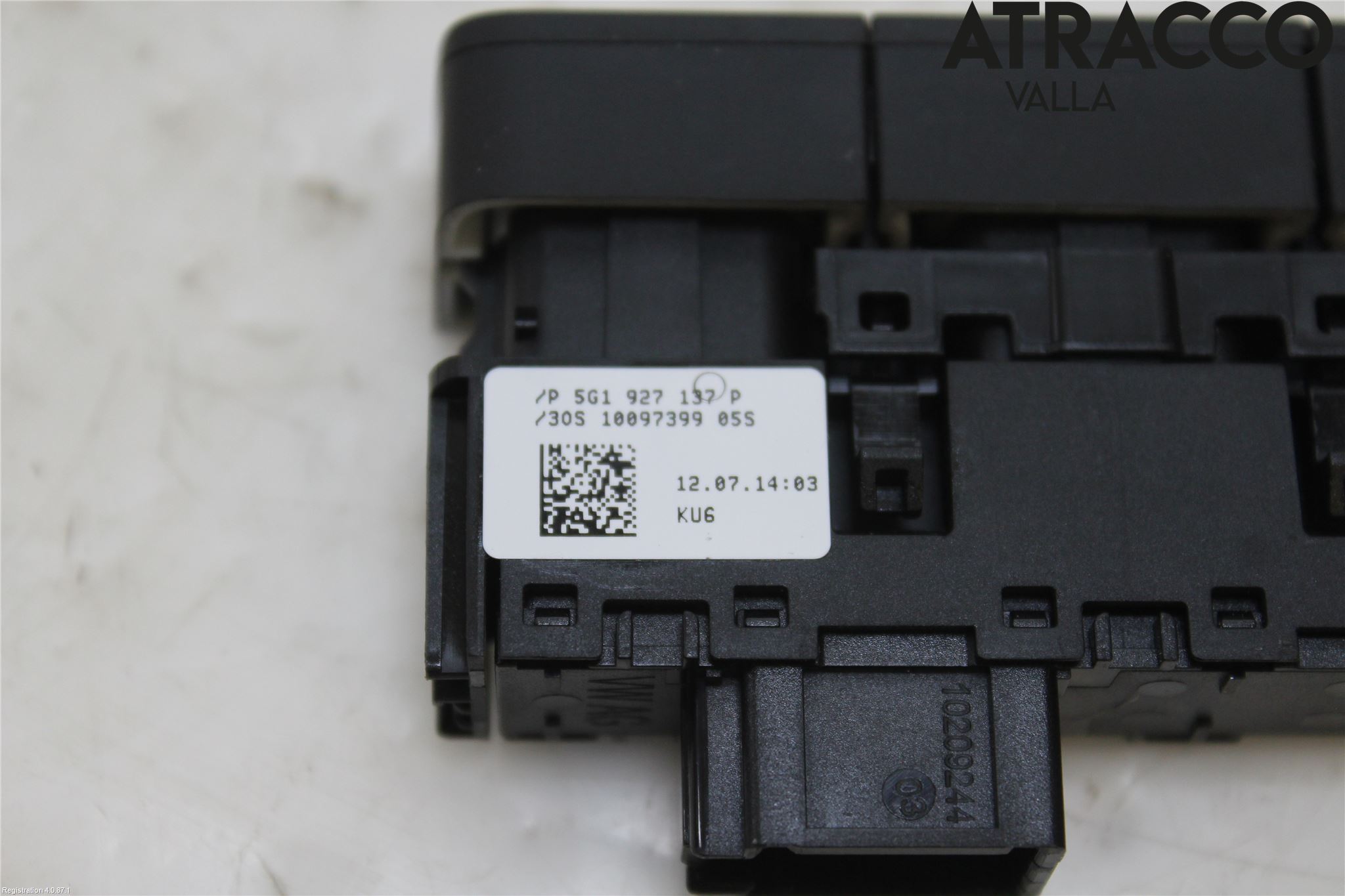 Volkswagen VW GOLF / E-GOLF VII 13-20 Strömställare Antispinn