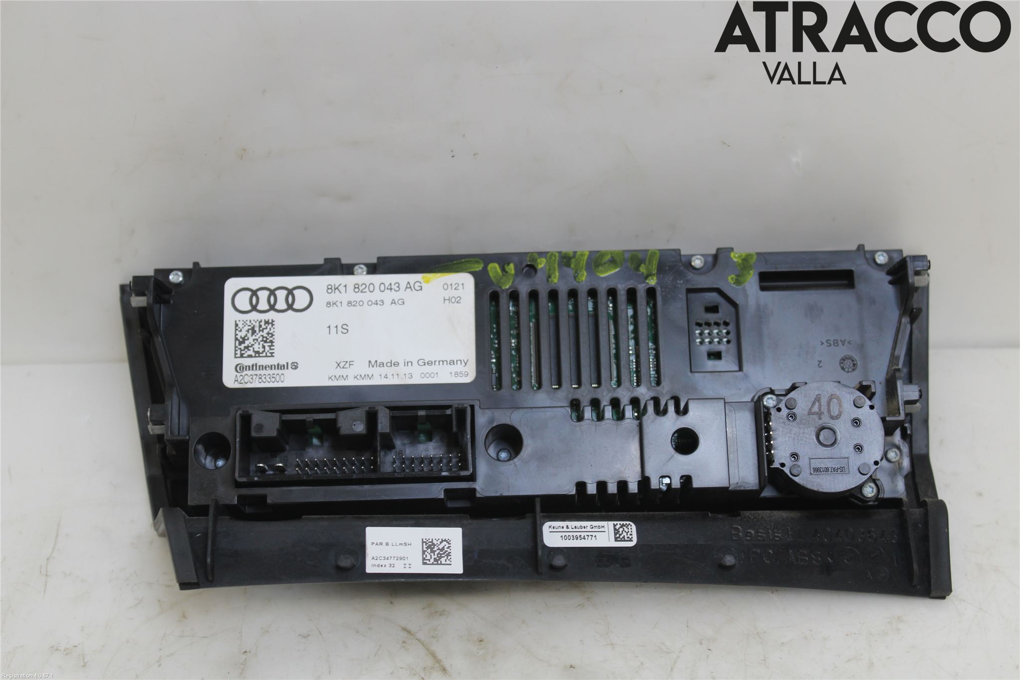 Audi A4 12-15 Ac Styrenhet Ac Manöveren