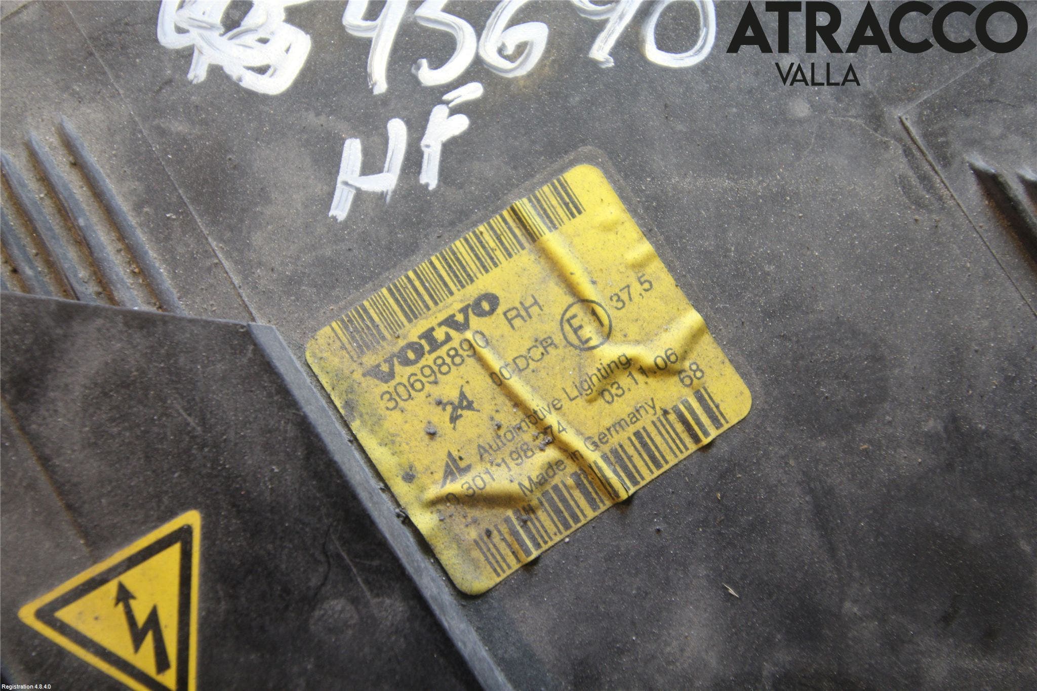 Volvo V50 04-07 Strålkastare Höger