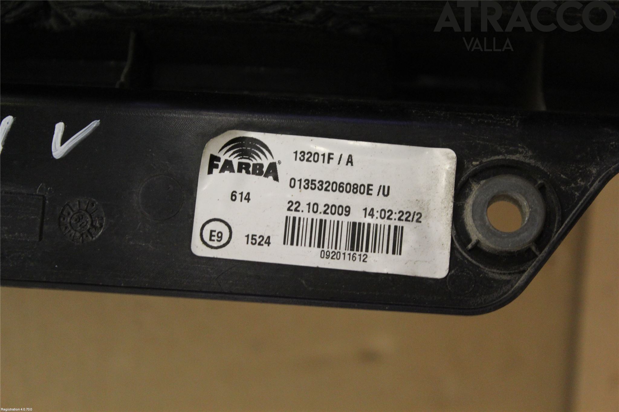 Citroen NEMO Bakljus Vänster