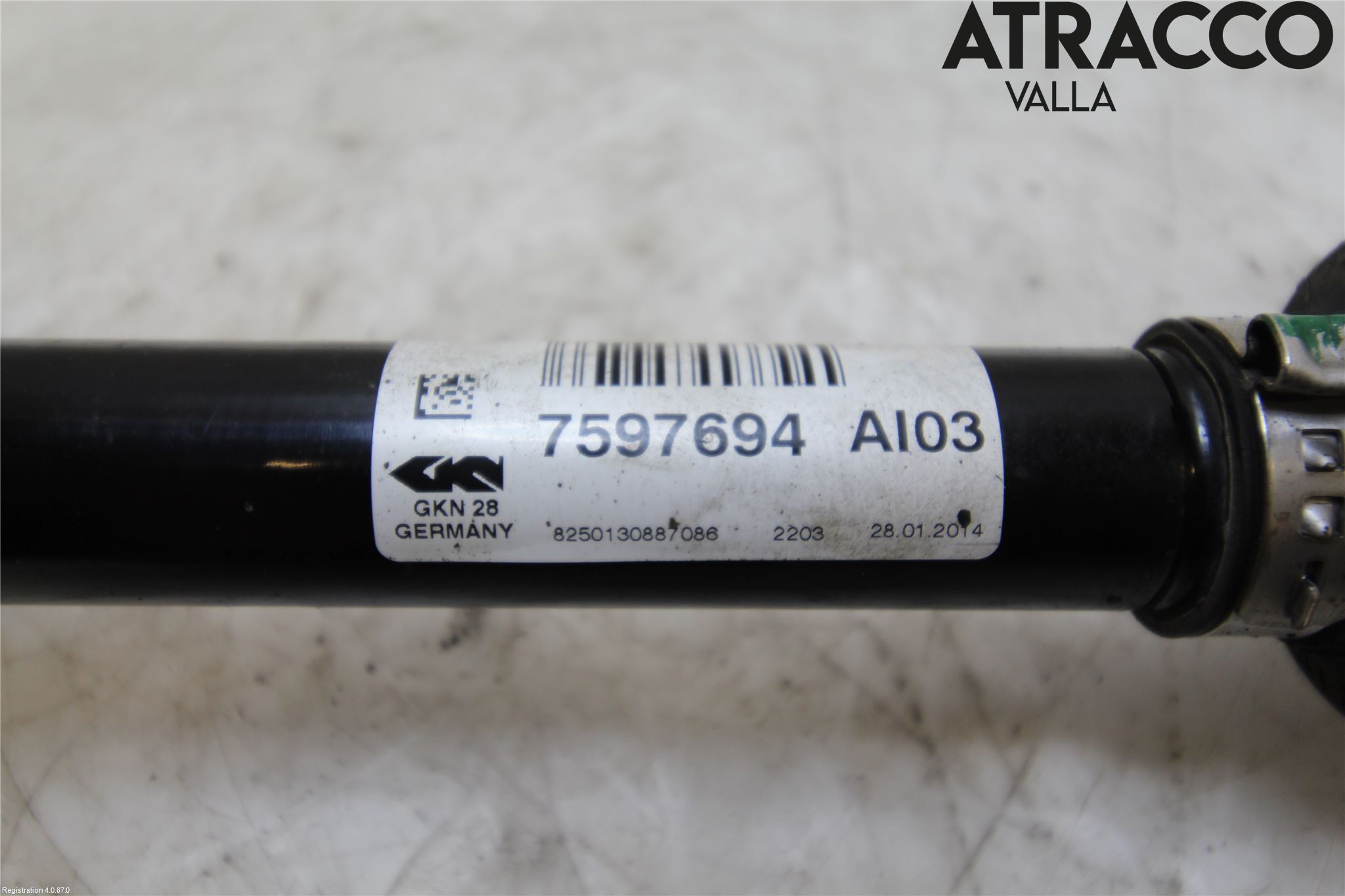 BMW 3 GT F34 13-19 Drivaxel Fram Höger