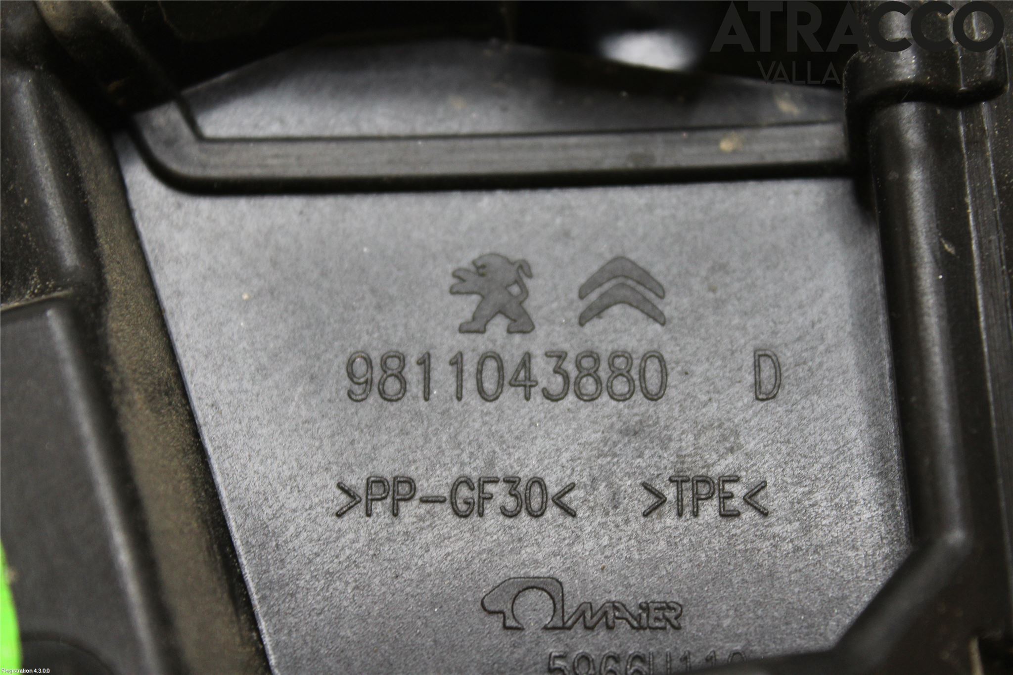 Peugeot 3008 17-24 List Bak-Baklucka