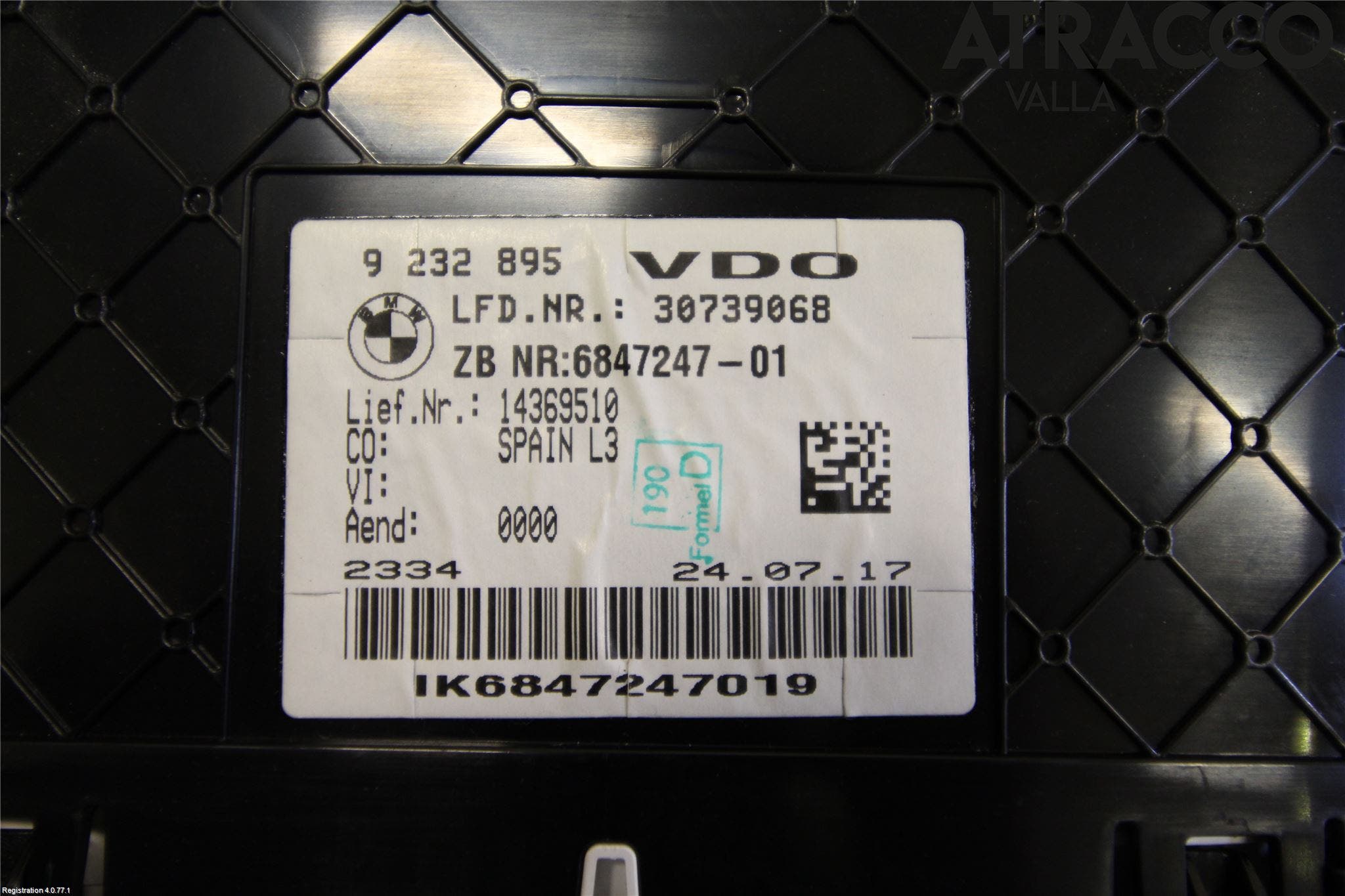 BMW 3 GT F34 13-19 Instrument Komb