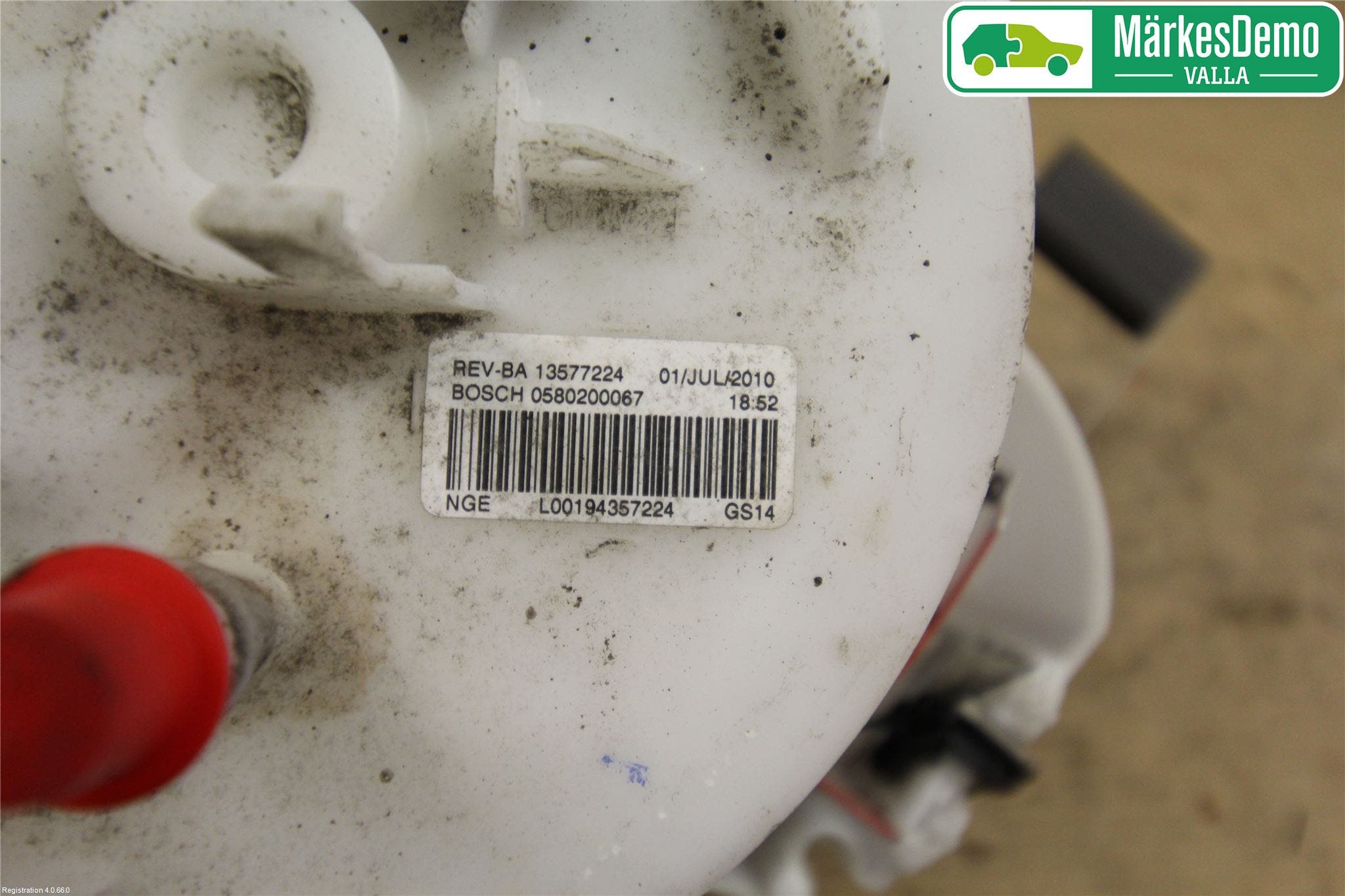 Saab 9-5 10-12 Bränslepump El