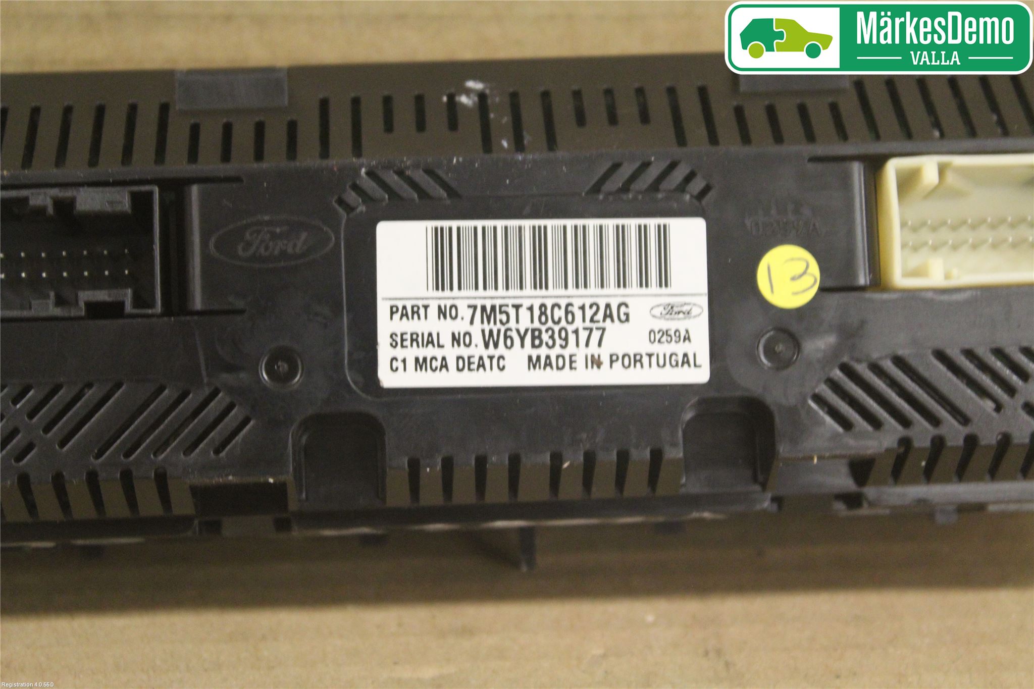 Ford FOCUS 08-11 Värmereglage