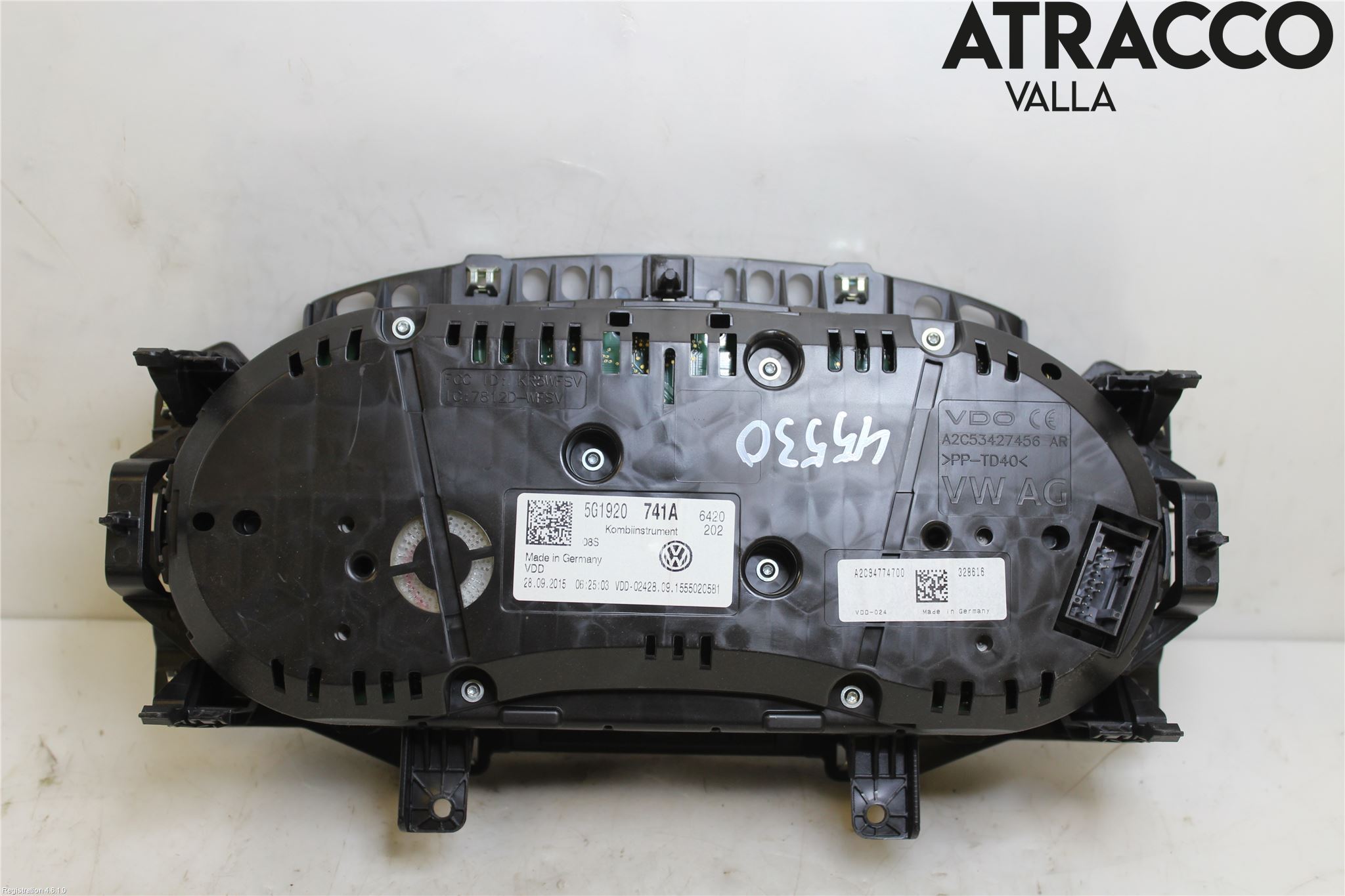 Volkswagen VW GOLF / E-GOLF VII 13-20 Instrument Komb