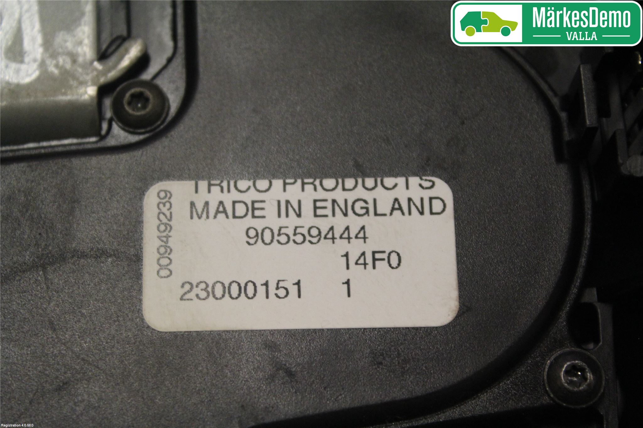 Opel ASTRA G 98-03 Torkarmotor Baklucka