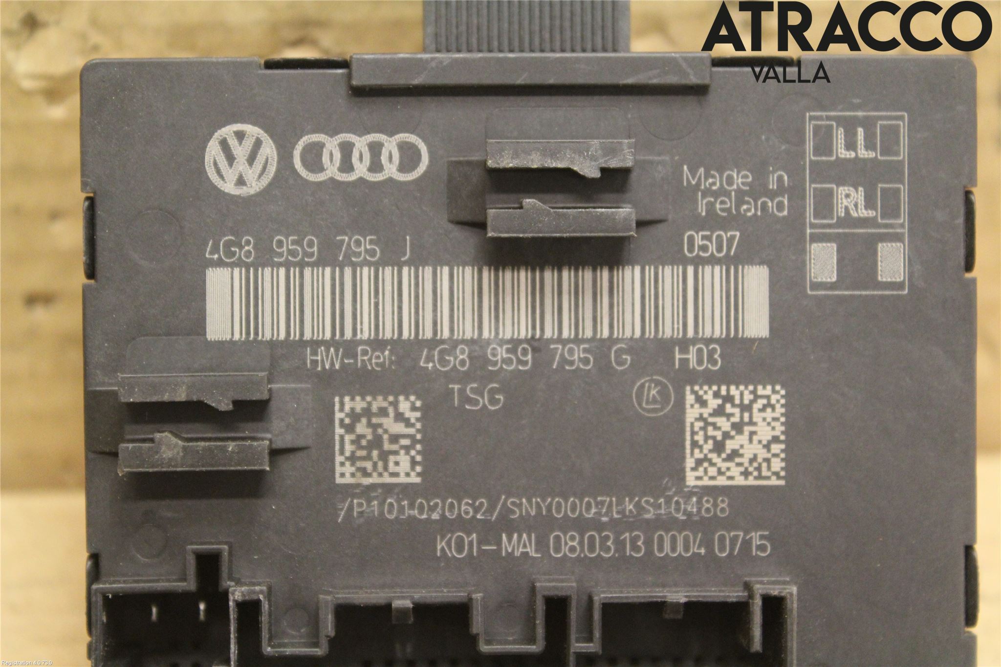 Audi A6/S6 4G 11-18 Styrenhet Dörr