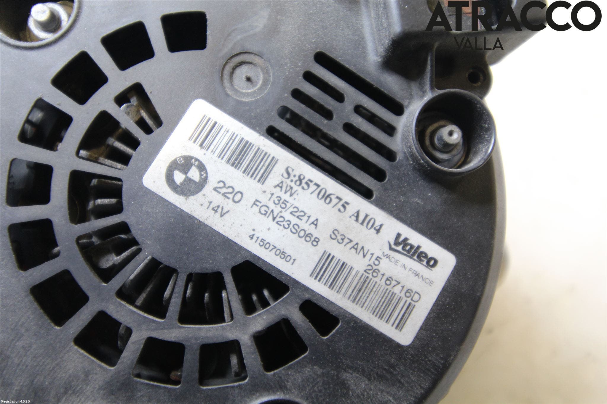 BMW 4 F32/F33/F82/F83 13-20 Generator