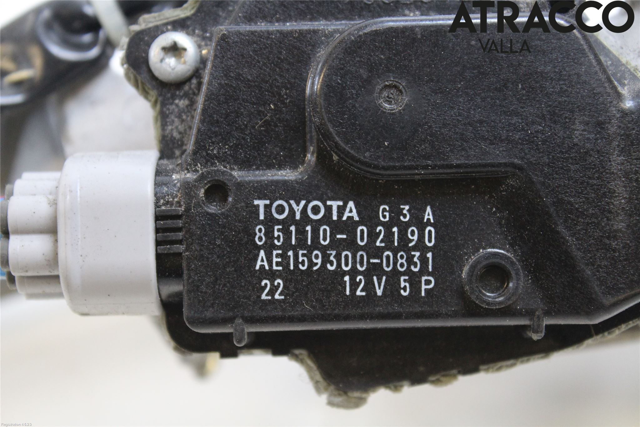 Toyota AURIS 10-12 Torkarmotor Vindruta