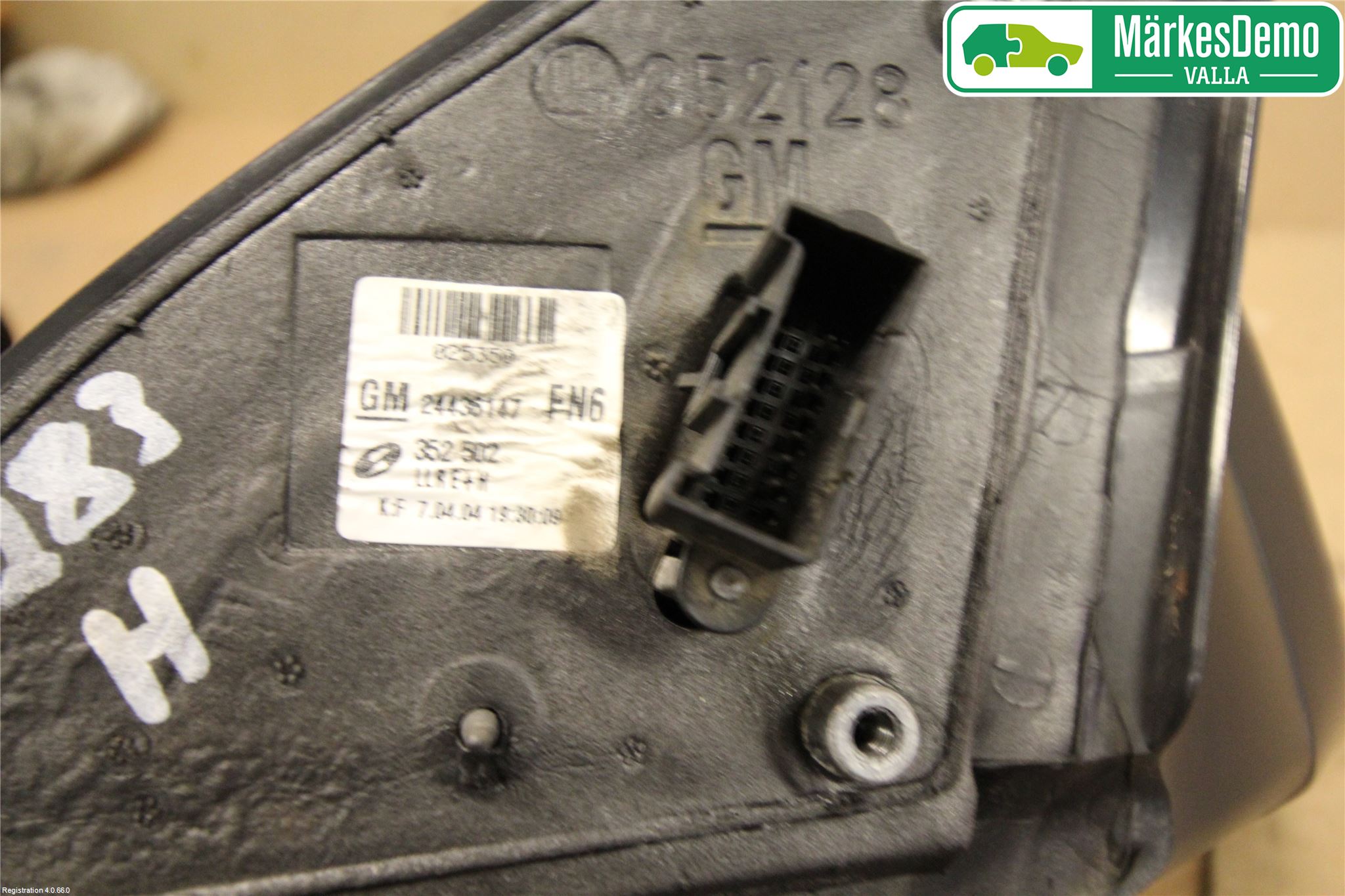 Opel VECTRA C 02-05 Spegel Yttre El Hö