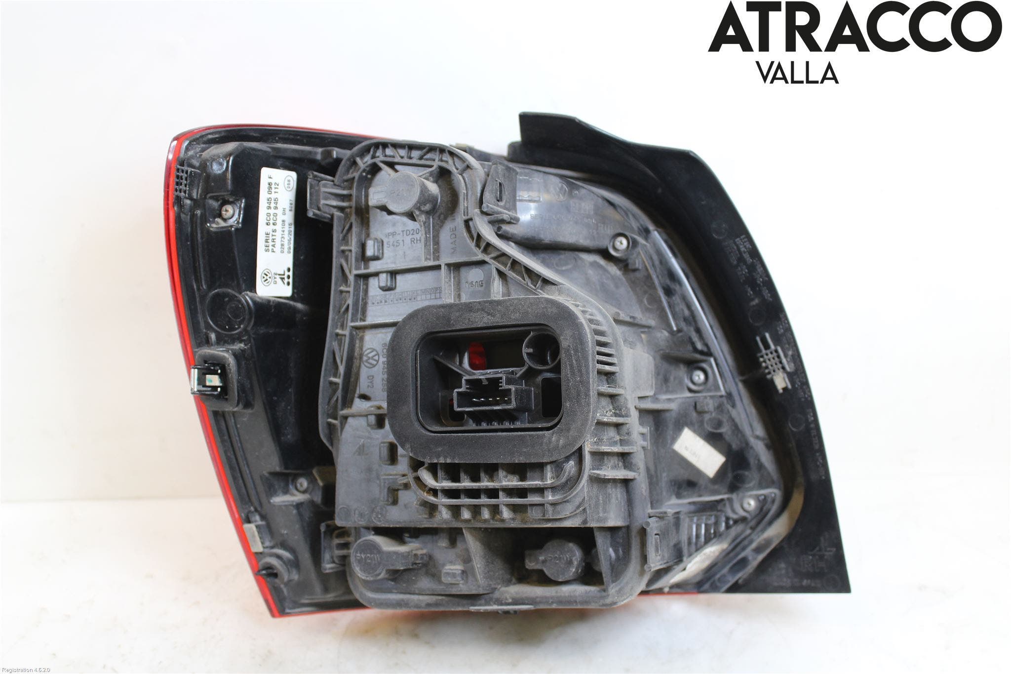 Volkswagen VW POLO 10-17 Bakljus Höger