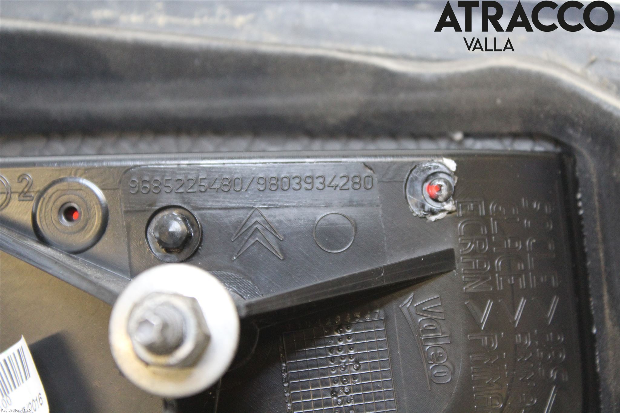 Citroen C3 10-17 Bakljus Lucka Hö