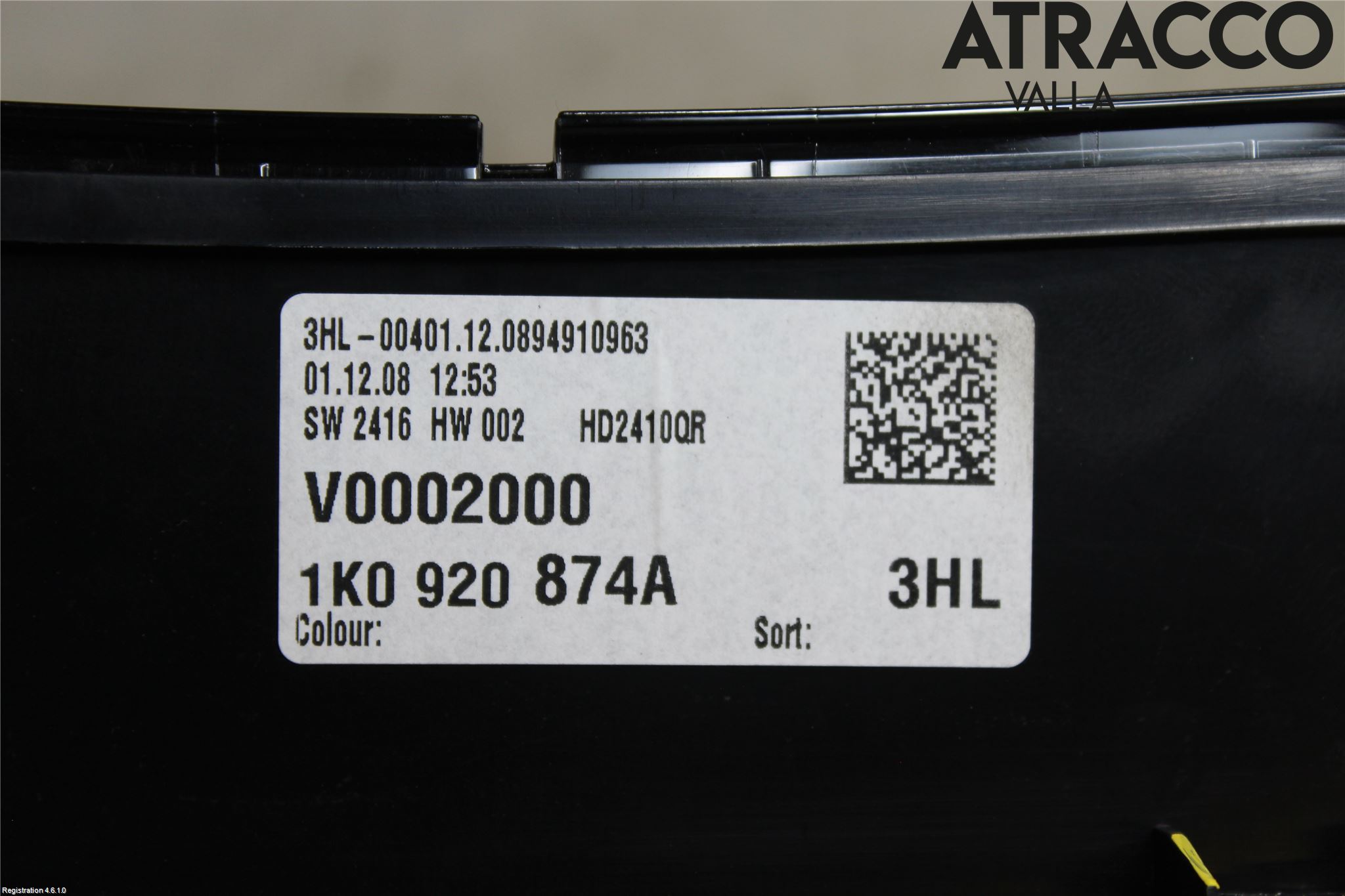 Volkswagen VW GOLF V 04-09 Instrument Komb