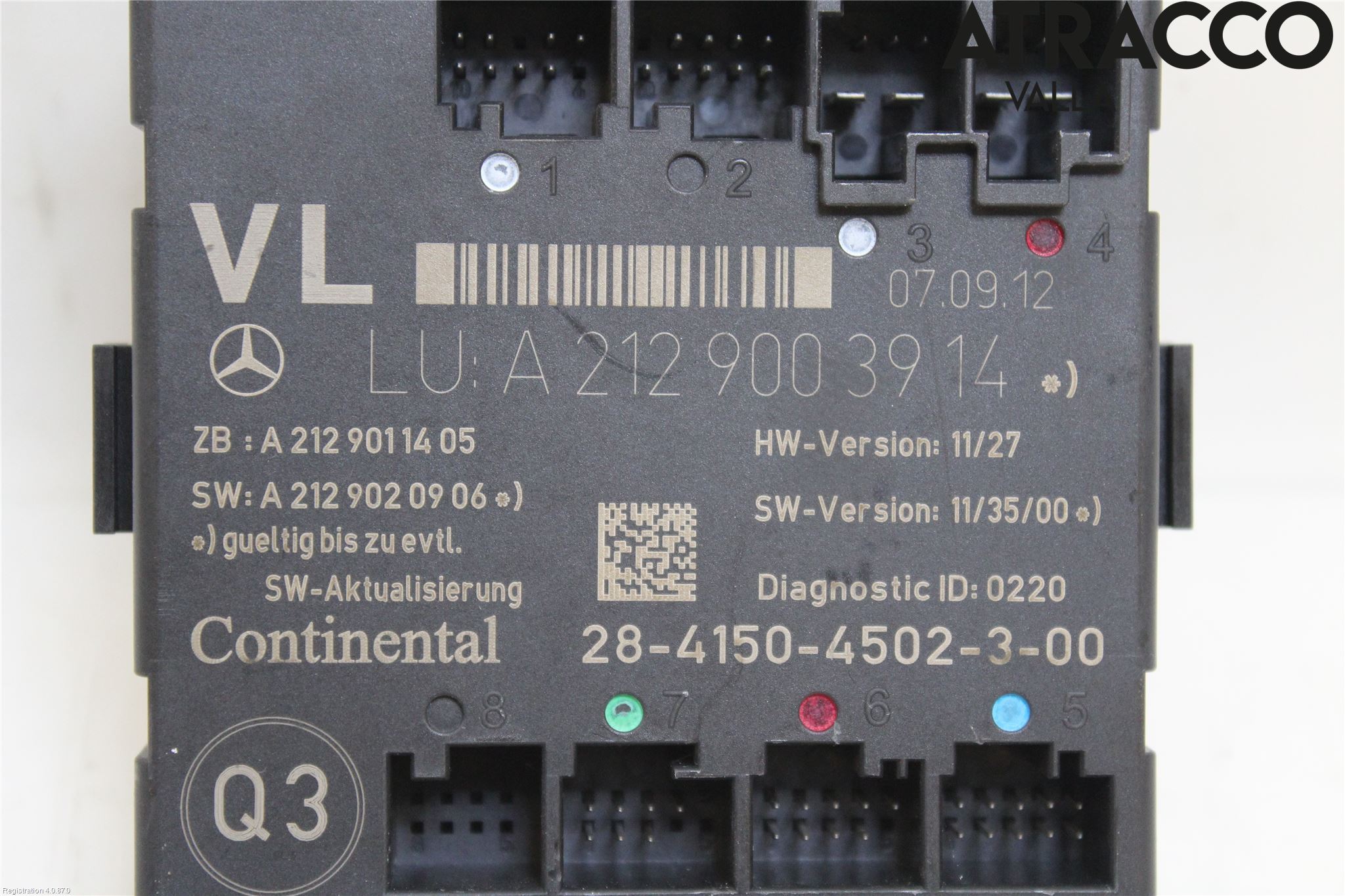 Mercedes-Benz MB E-KLASS (W212) 09-16 Styrenhet Dörr