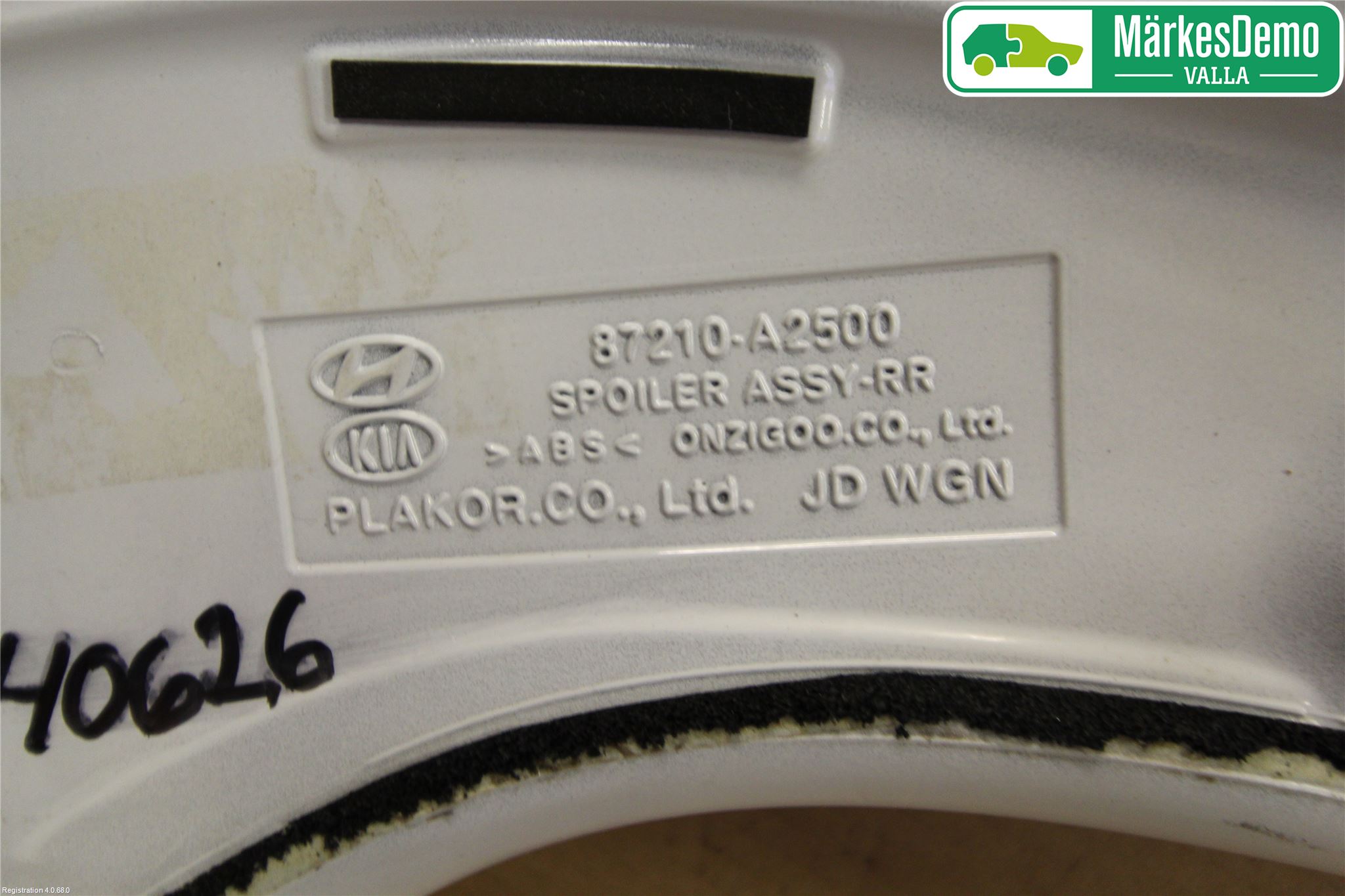 Kia CEED 12-18 Spoiler Bak