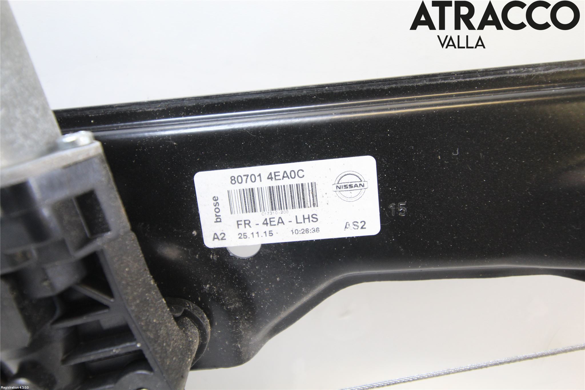 Nissan QASHQAI 14-17 Fönsterhiss El Kompl