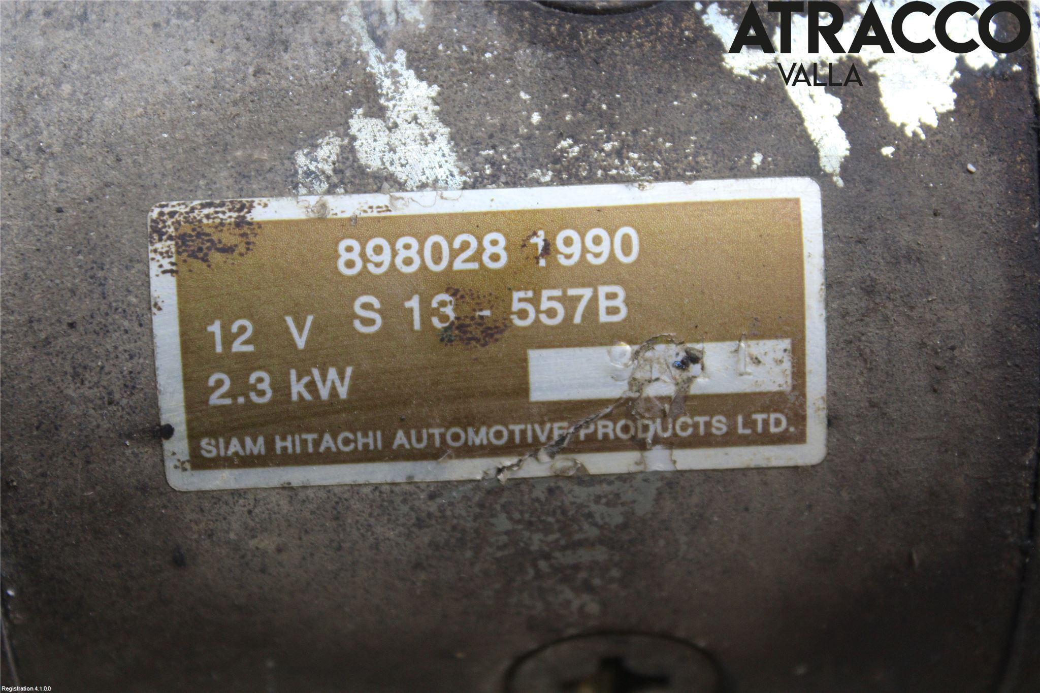 Isuzu D-MAX Startmotor Diesel