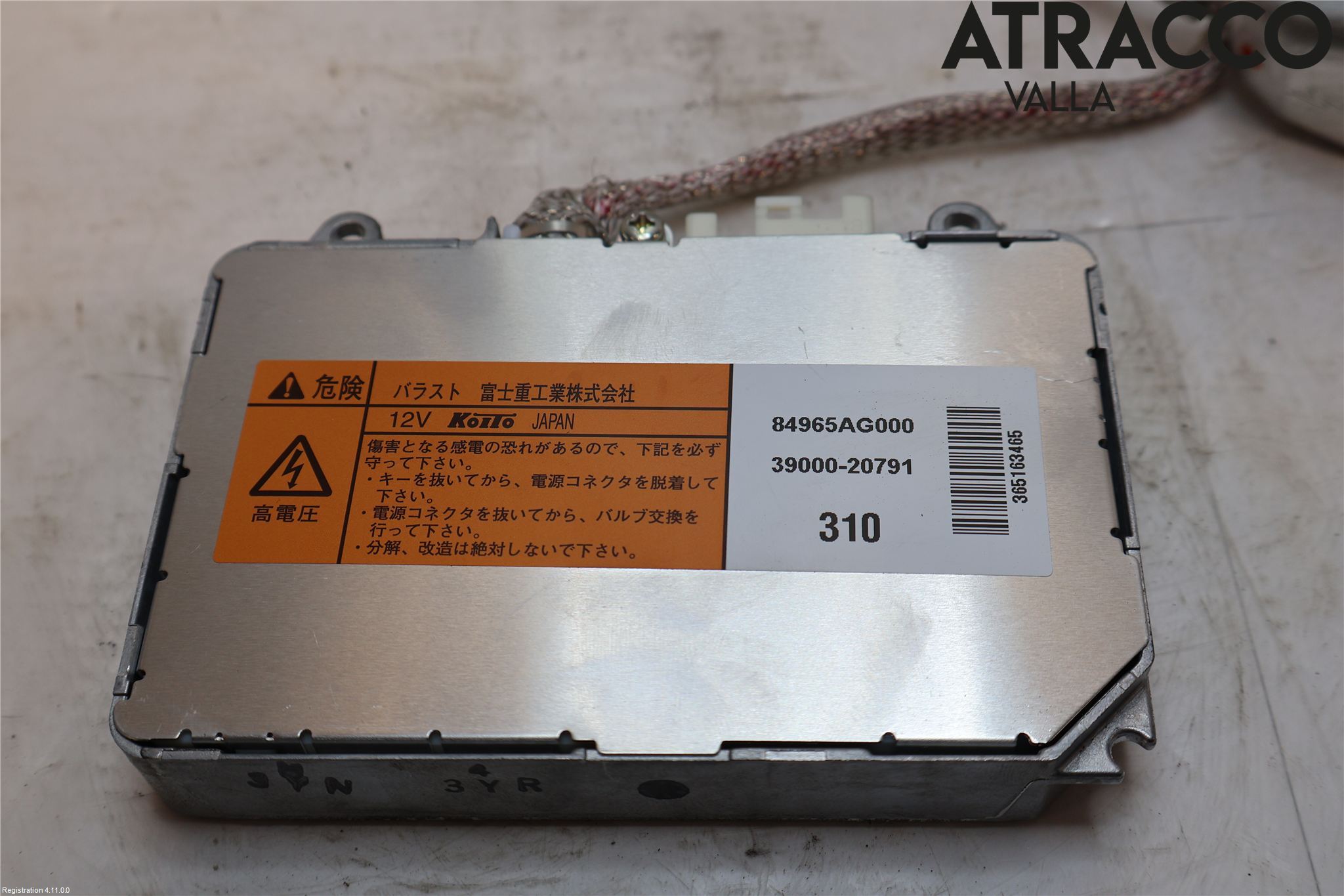 Subaru LEGACY 10-14 Styrenhet Strålkastare