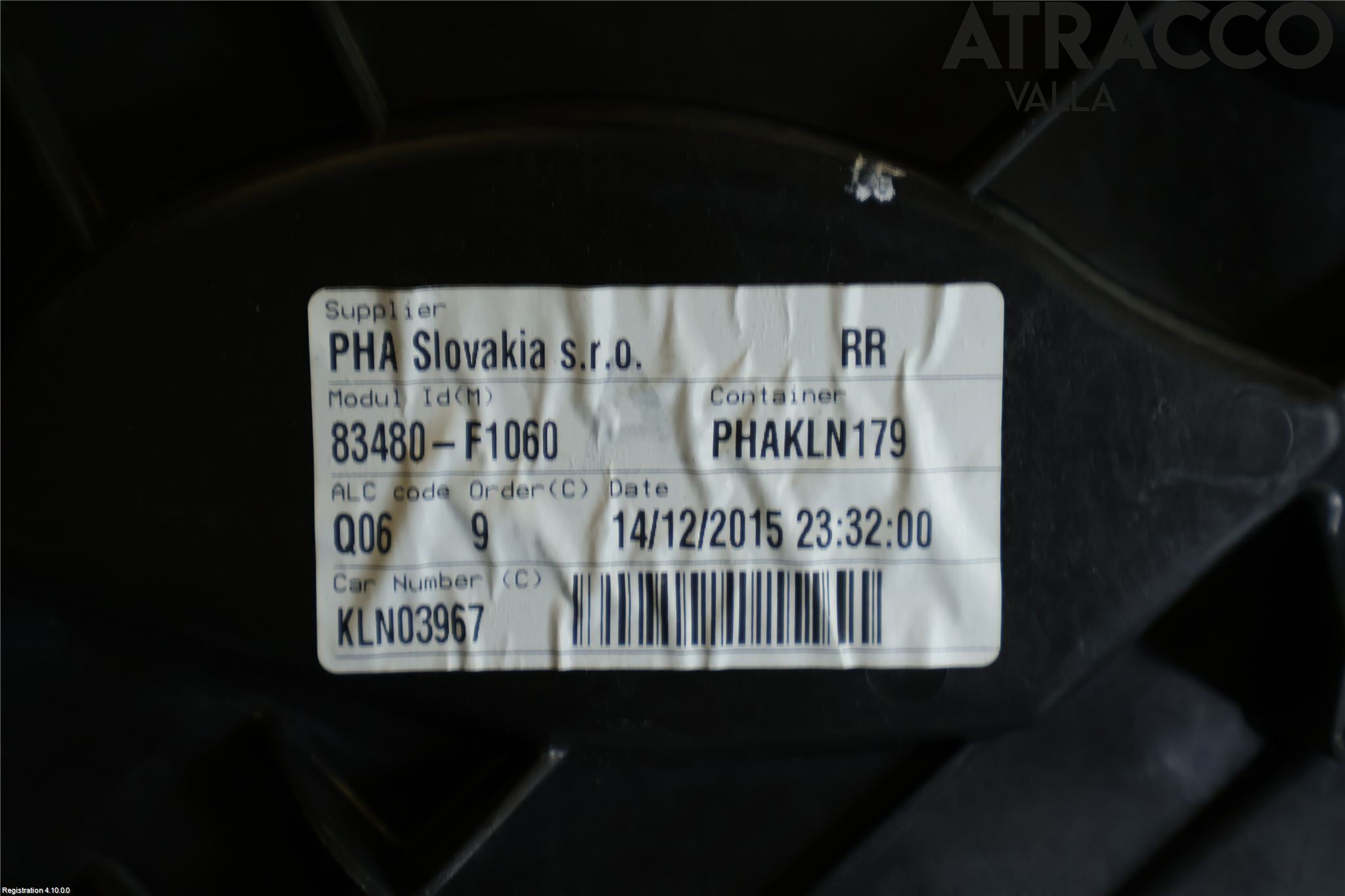 Kia SPORTAGE (QL) 16-21 Fönsterhissmekanism