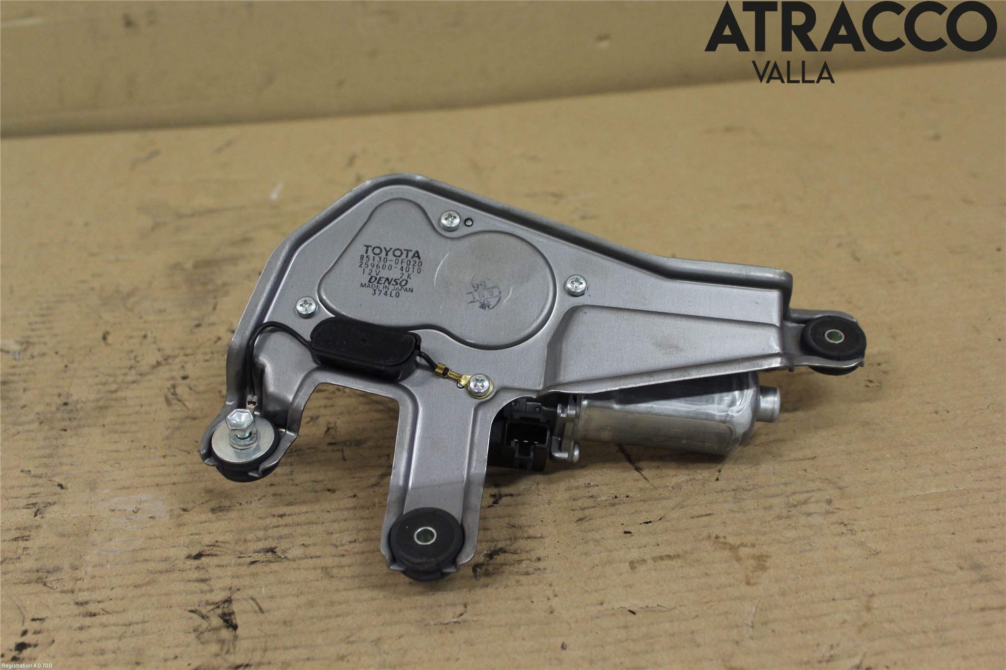 Toyota COROLLA VERSO 08-09 Torkarmotor Baklucka