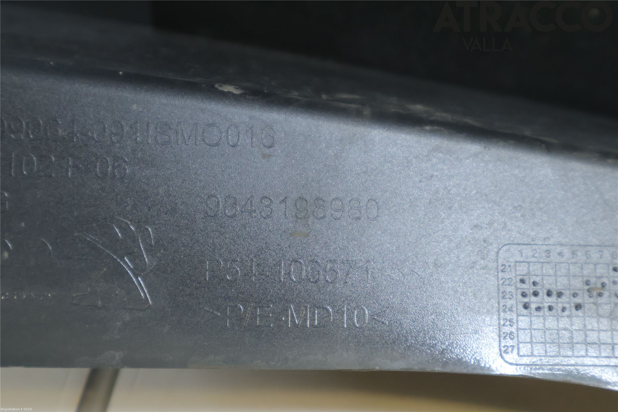 Peugeot 408 22- Stötfångardel Bak Vä