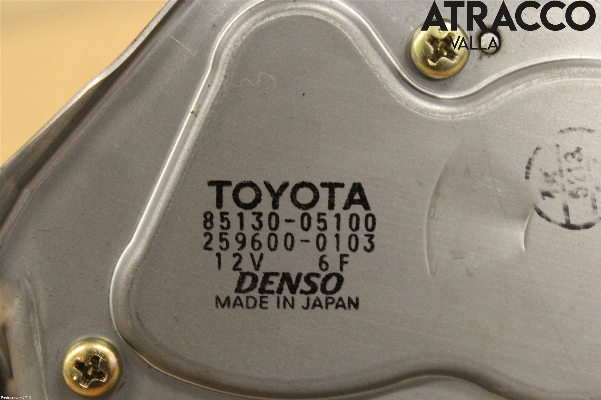 Toyota AVENSIS 03-06 Torkarmotor Baklucka