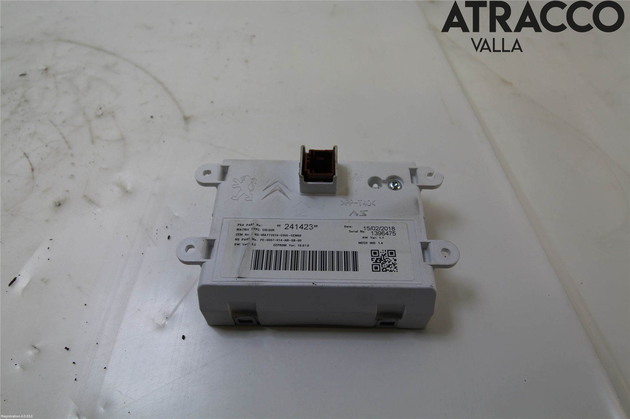 Peugeot 2008 13-20 Kontrolldisplay