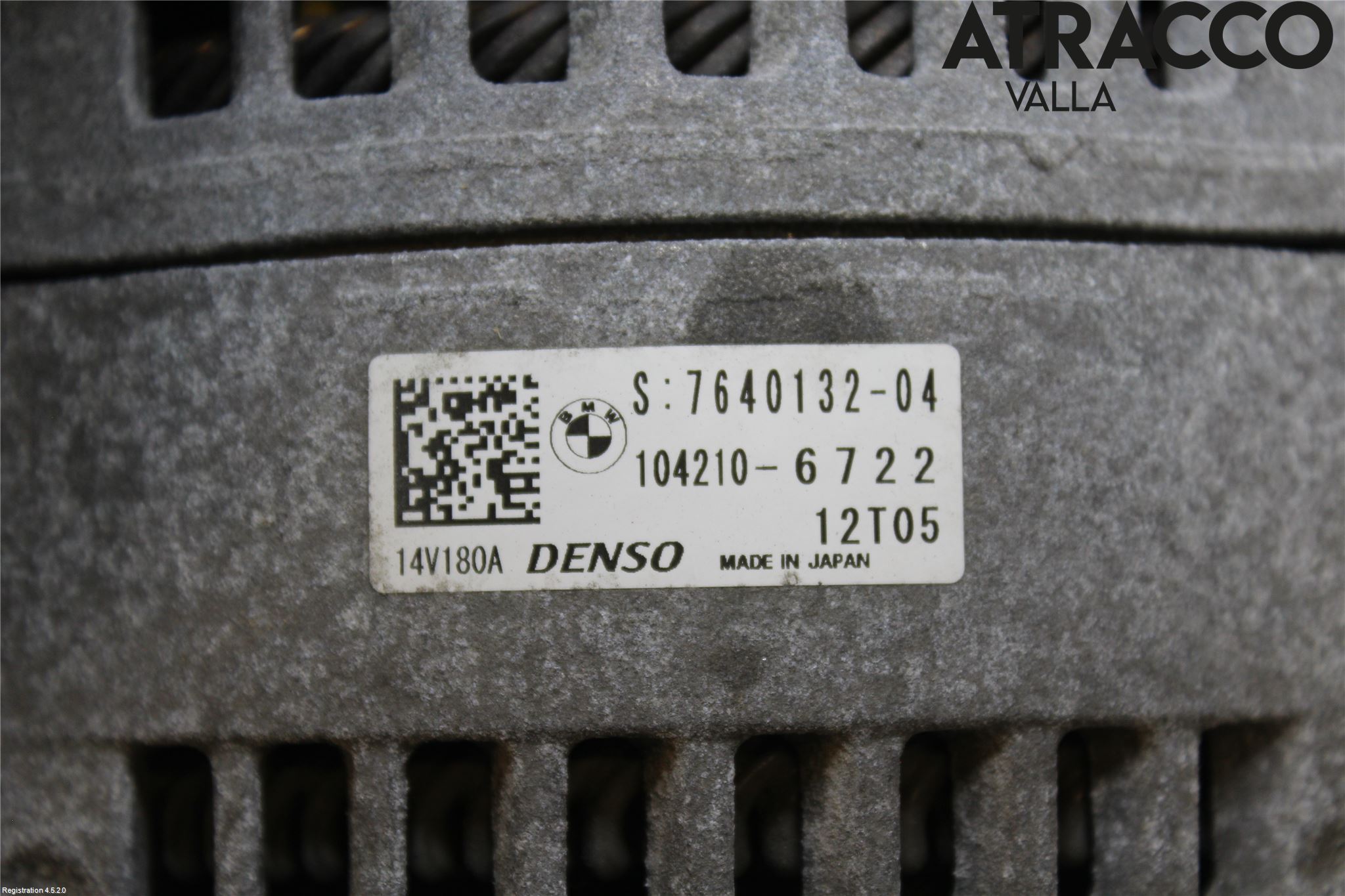 BMW 3 F30/F31/F80 12-19 Generator