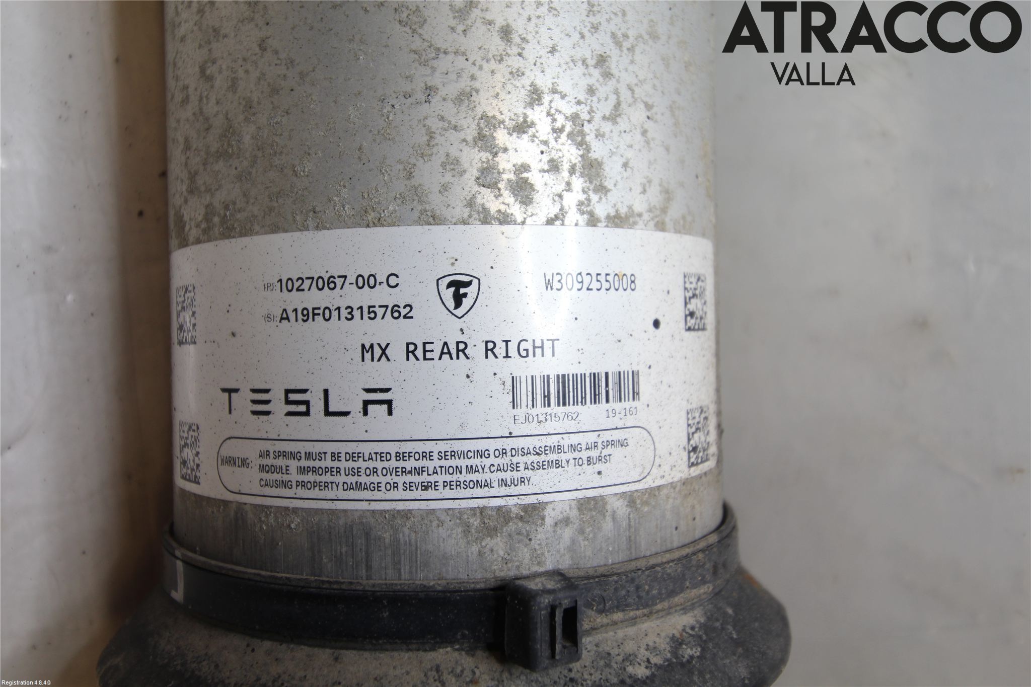 Tesla MODEL X 16- Fjäderben Bak Höger