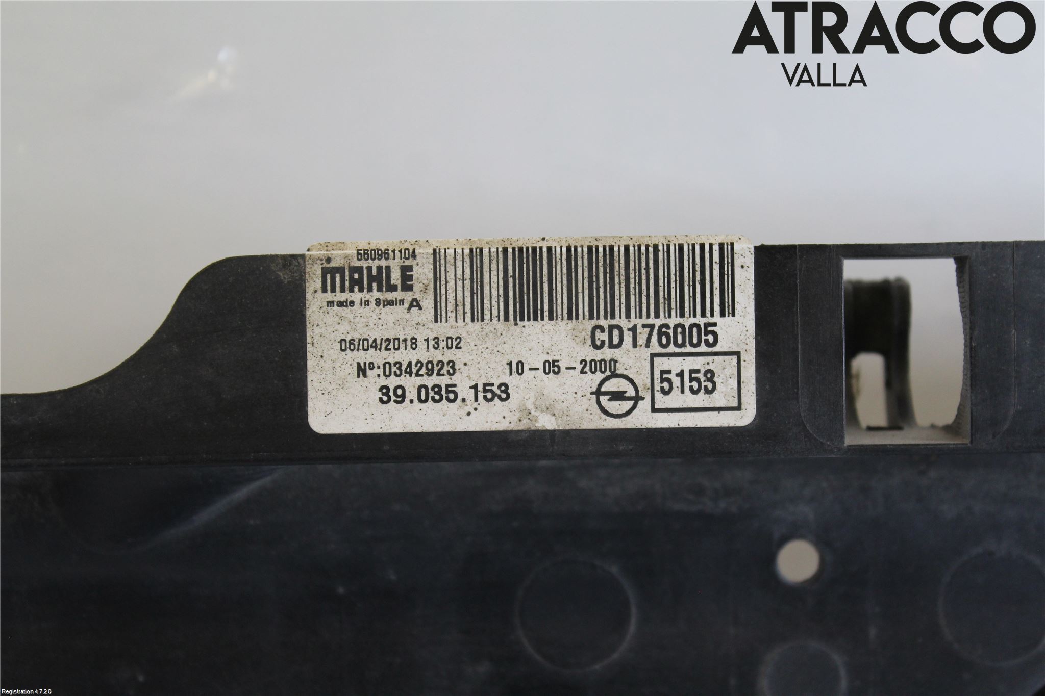 Opel CORSA E 15-19 Kylfläkt El