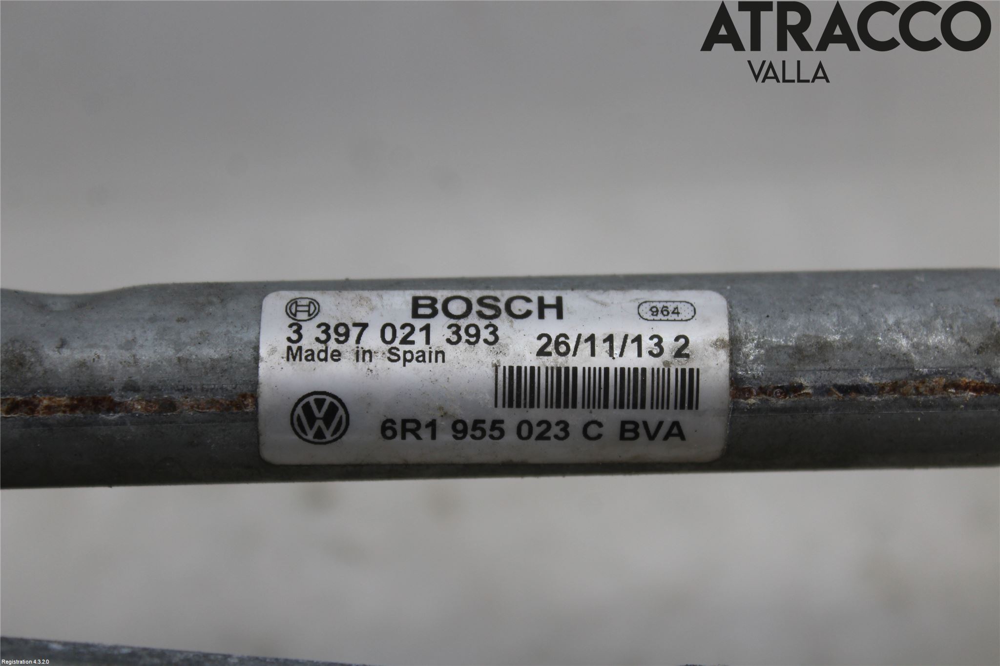 Volkswagen VW POLO 10-17 Torkarmekanism Vindruta