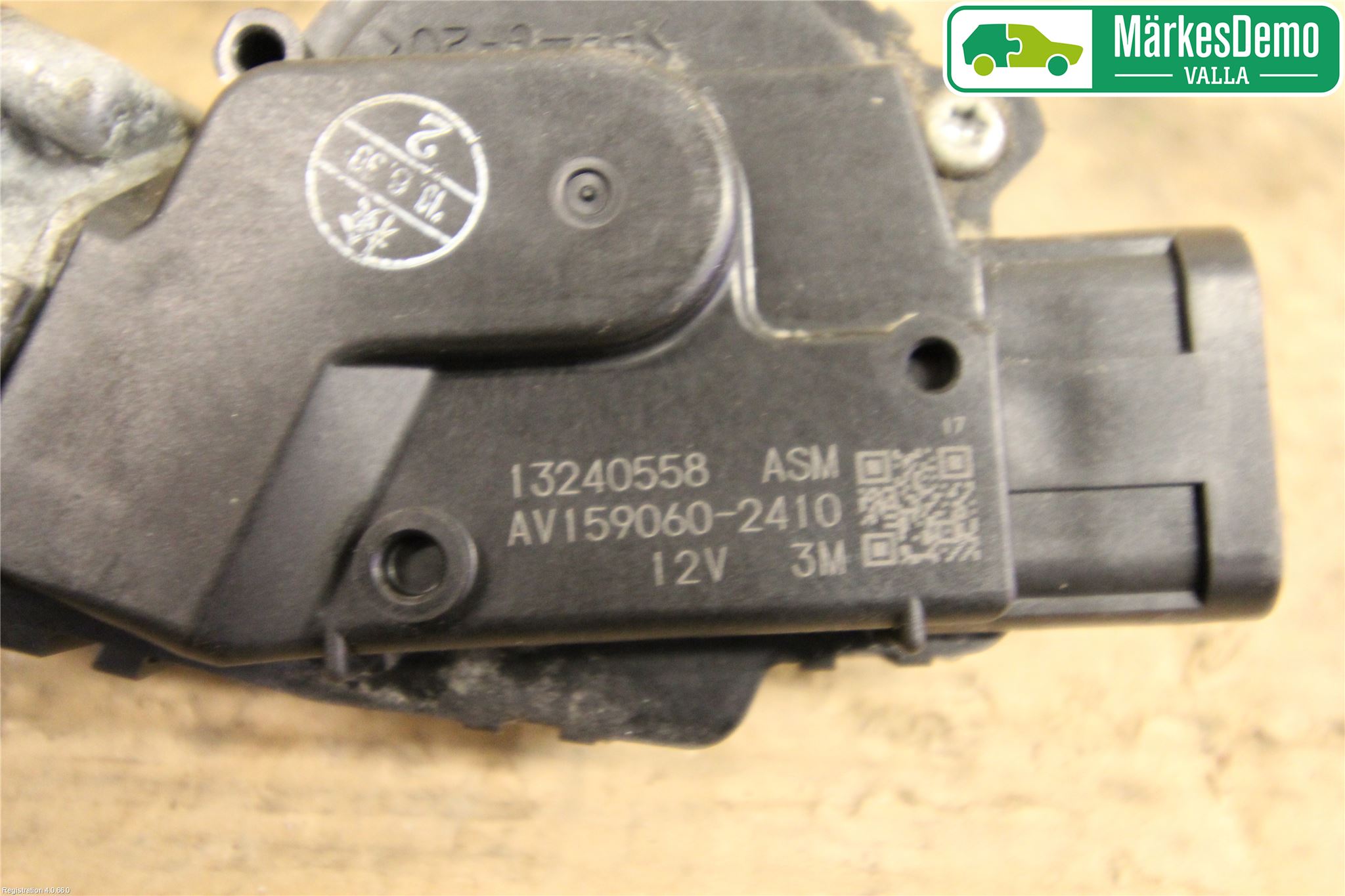 Saab 9-5 10-12 Torkarmotor Vindruta