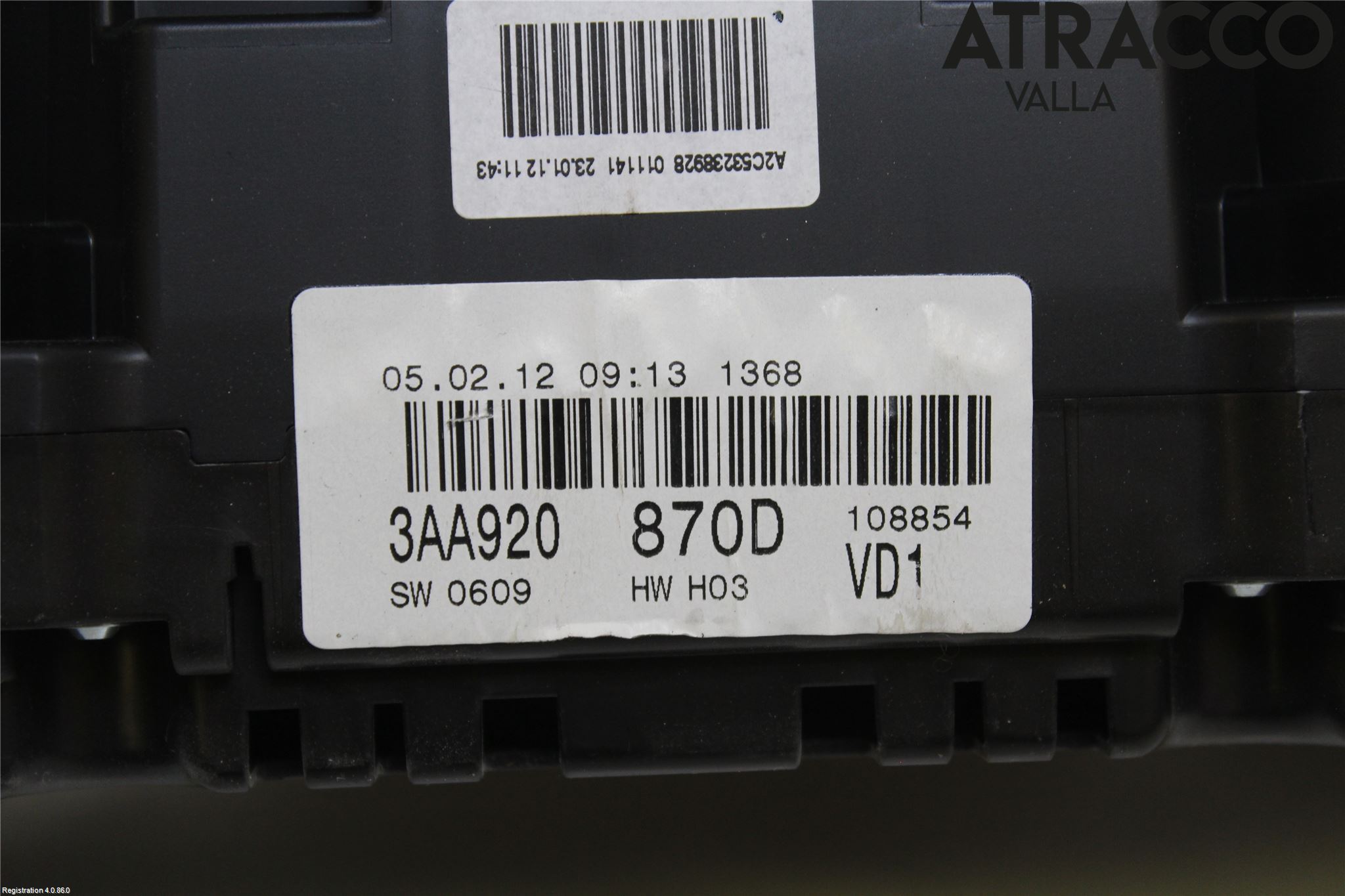Volkswagen VW PASSAT 11-14 Instrument Komb
