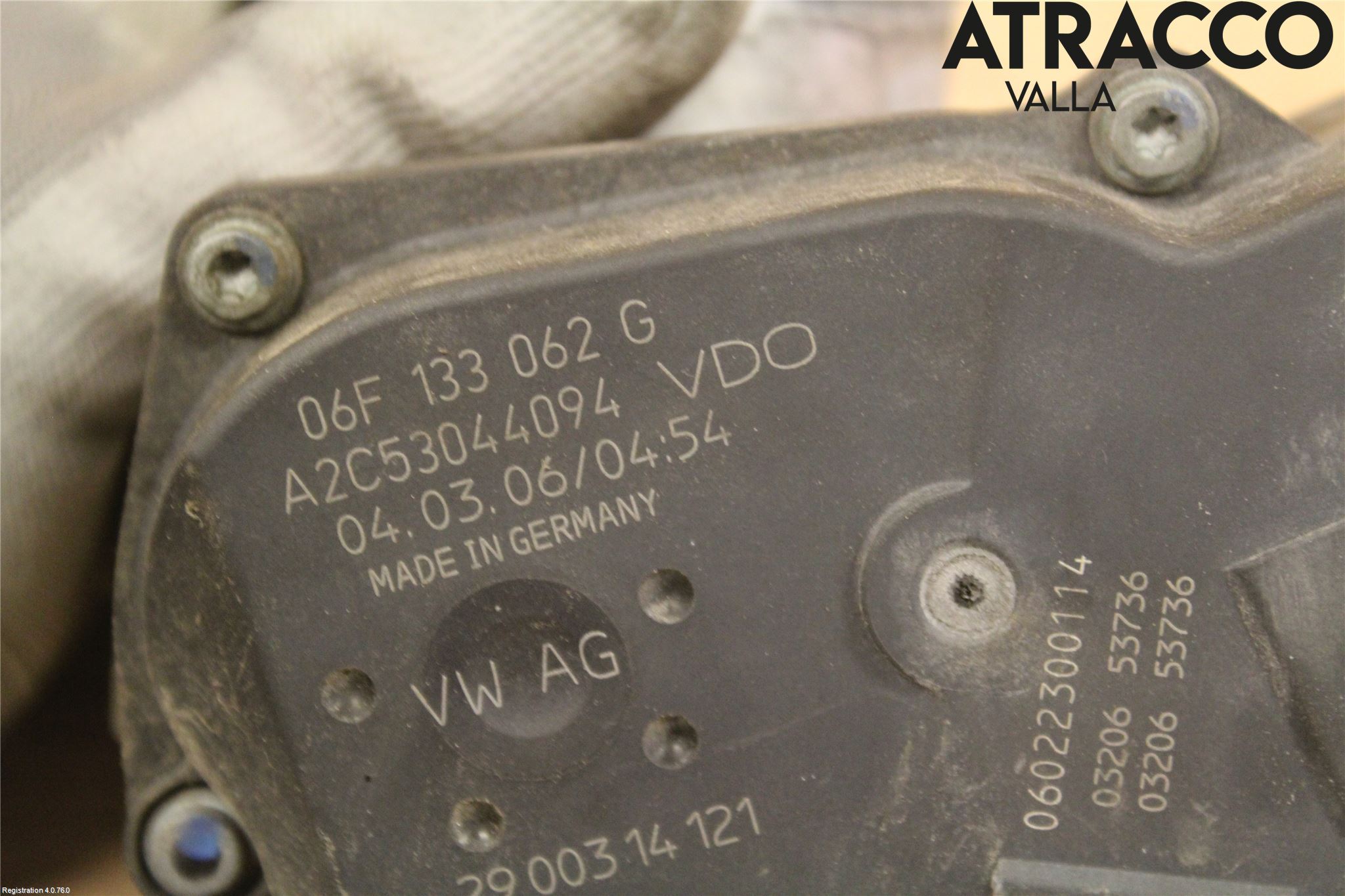 Audi A6/S6     05-11 Injspjällhus