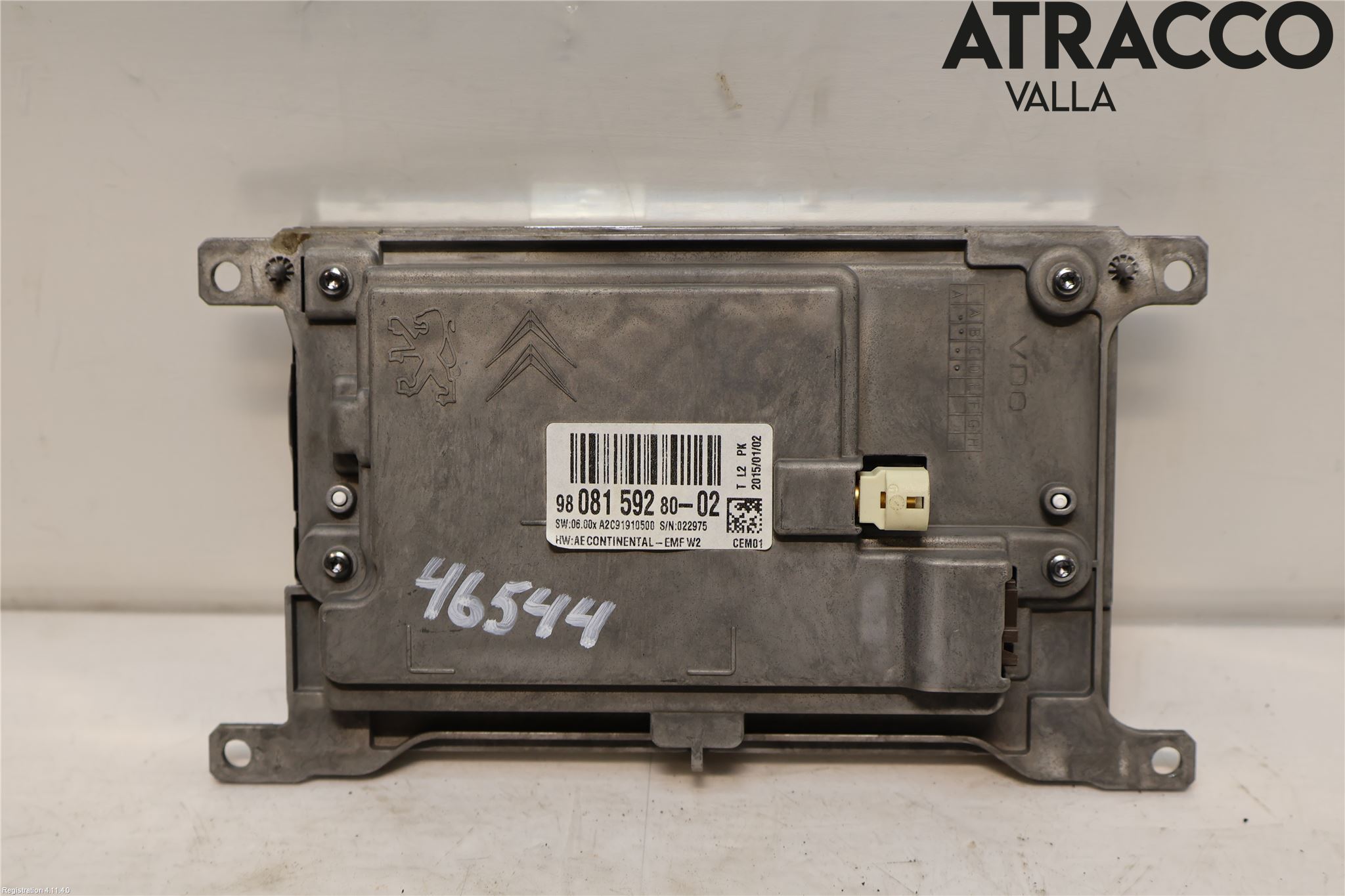 Peugeot 508 11-18 Multifunktionsdisplay