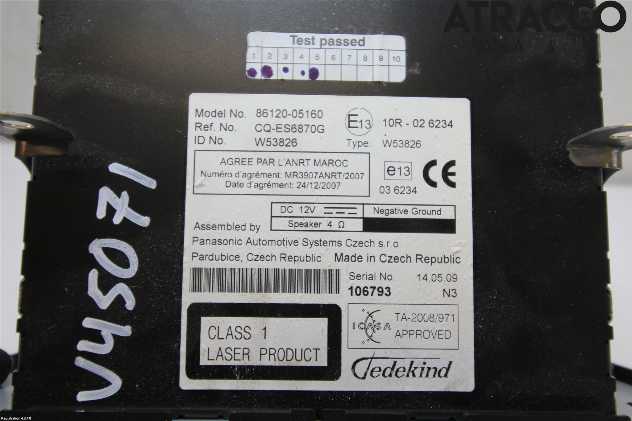 Toyota AVENSIS 09-15 Cd Radio - Multimediapanel