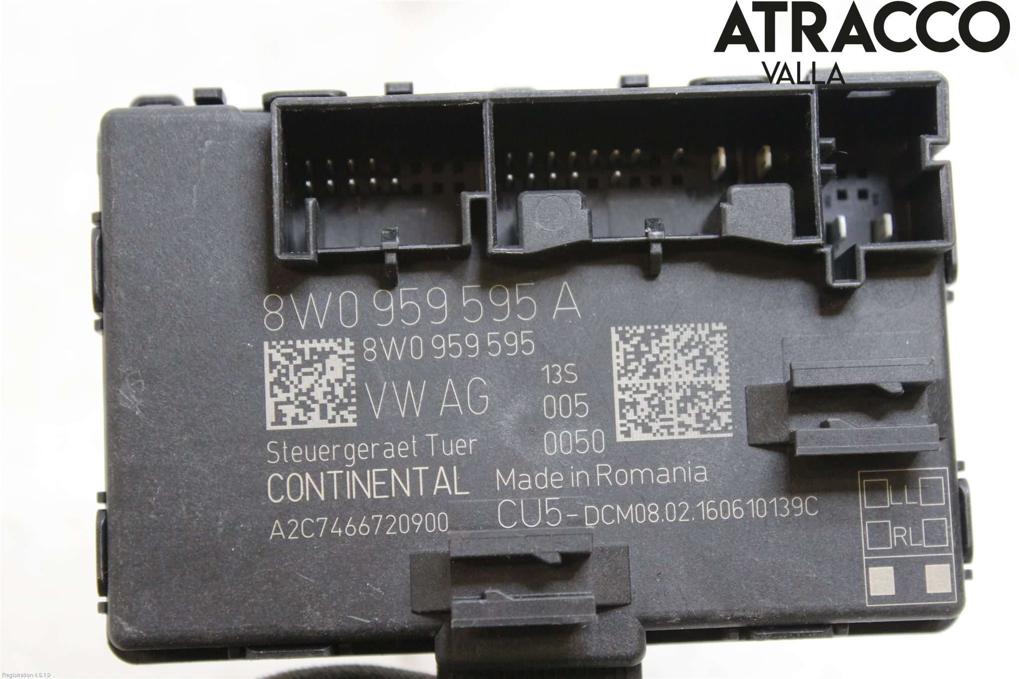 Audi A4/S4 B9 16-19 Styrenhet Dörr