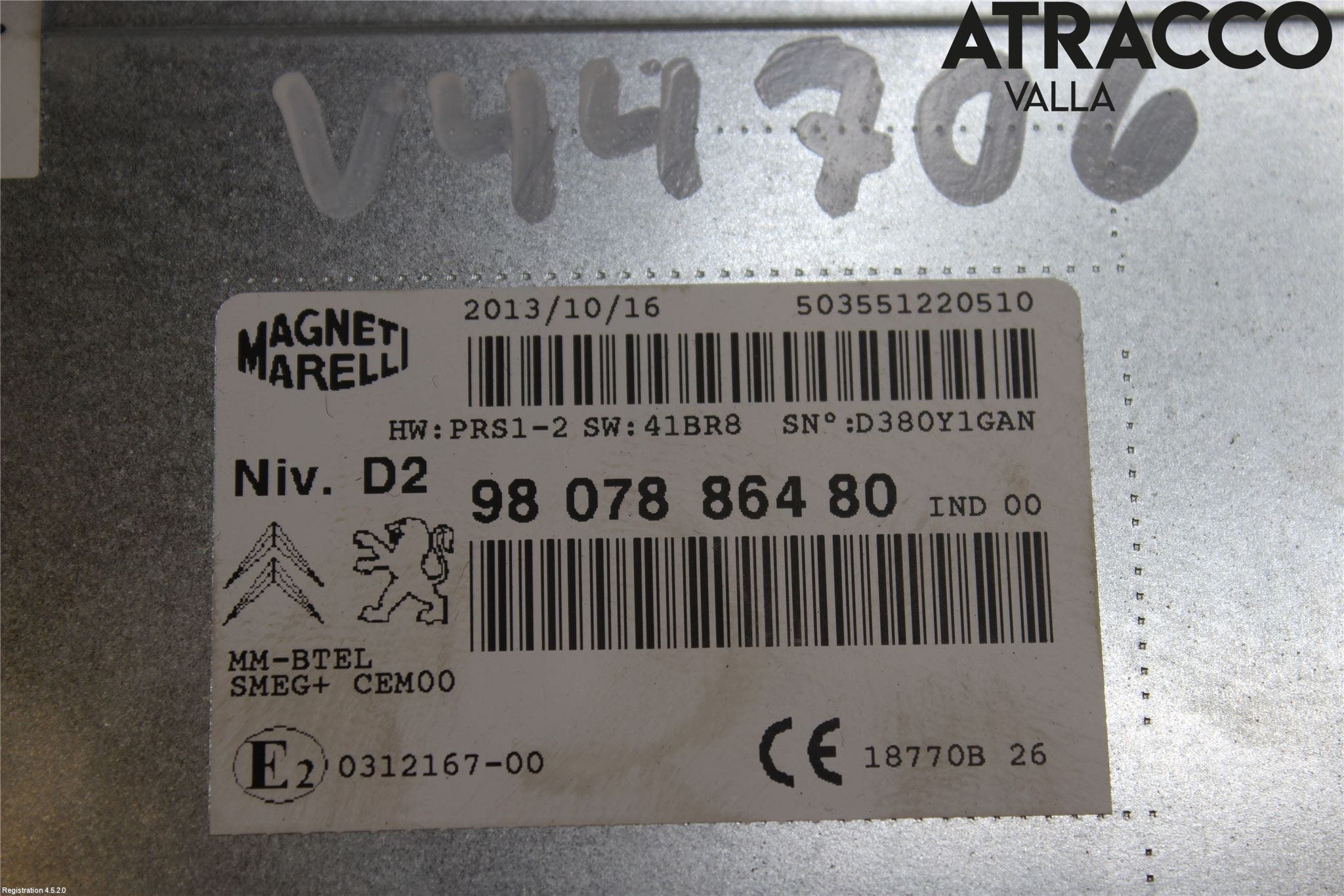 Citroen C4 PICASSO 14-18 Cd Radio - Multimediapanel