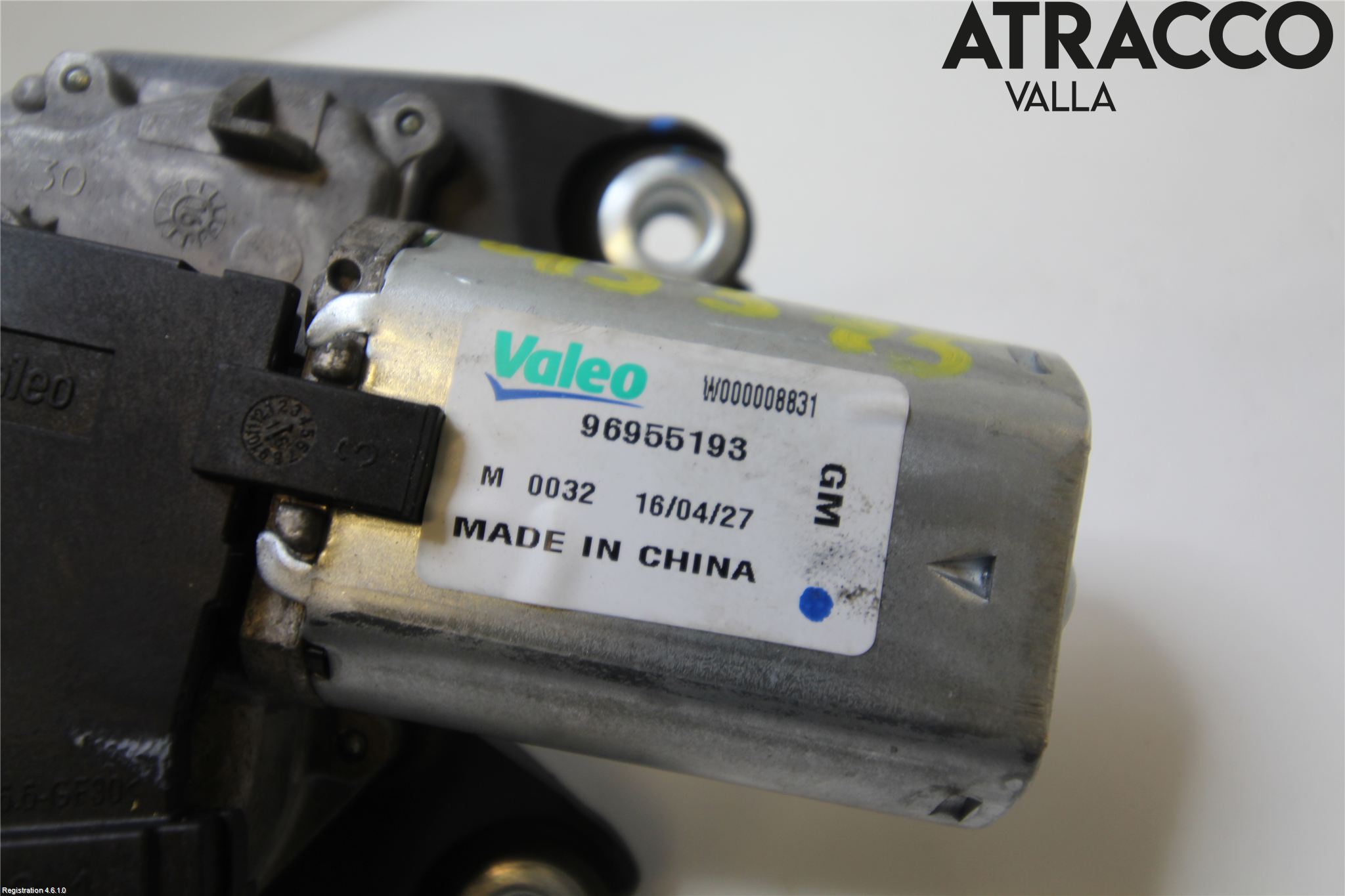 Opel MOKKA 13-20 Torkarmotor Baklucka