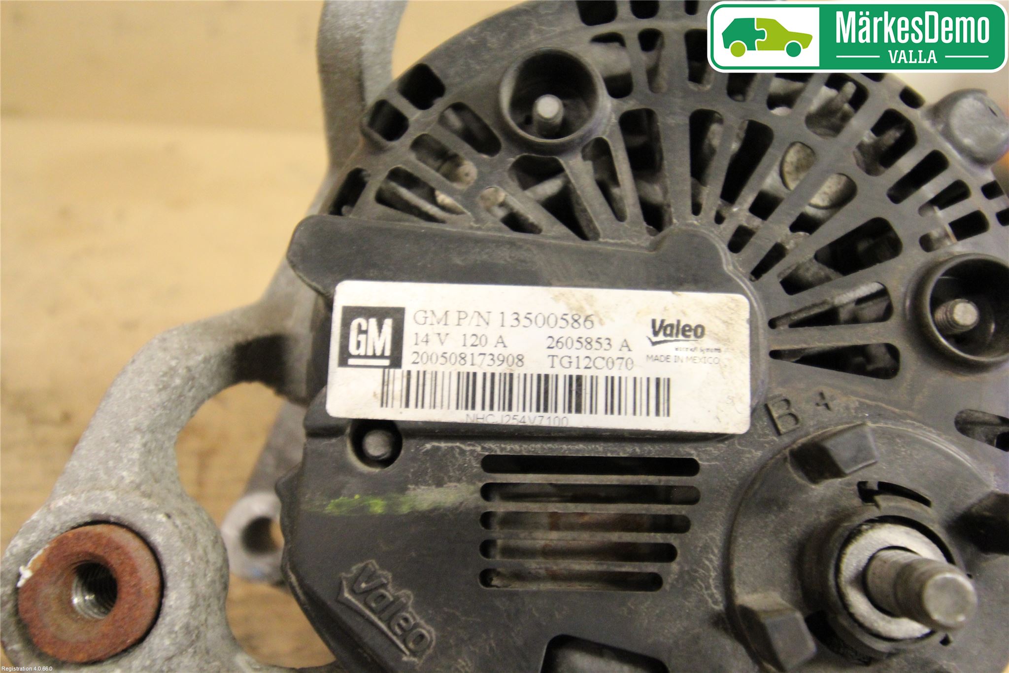 Saab 9-5 10-12 Generator