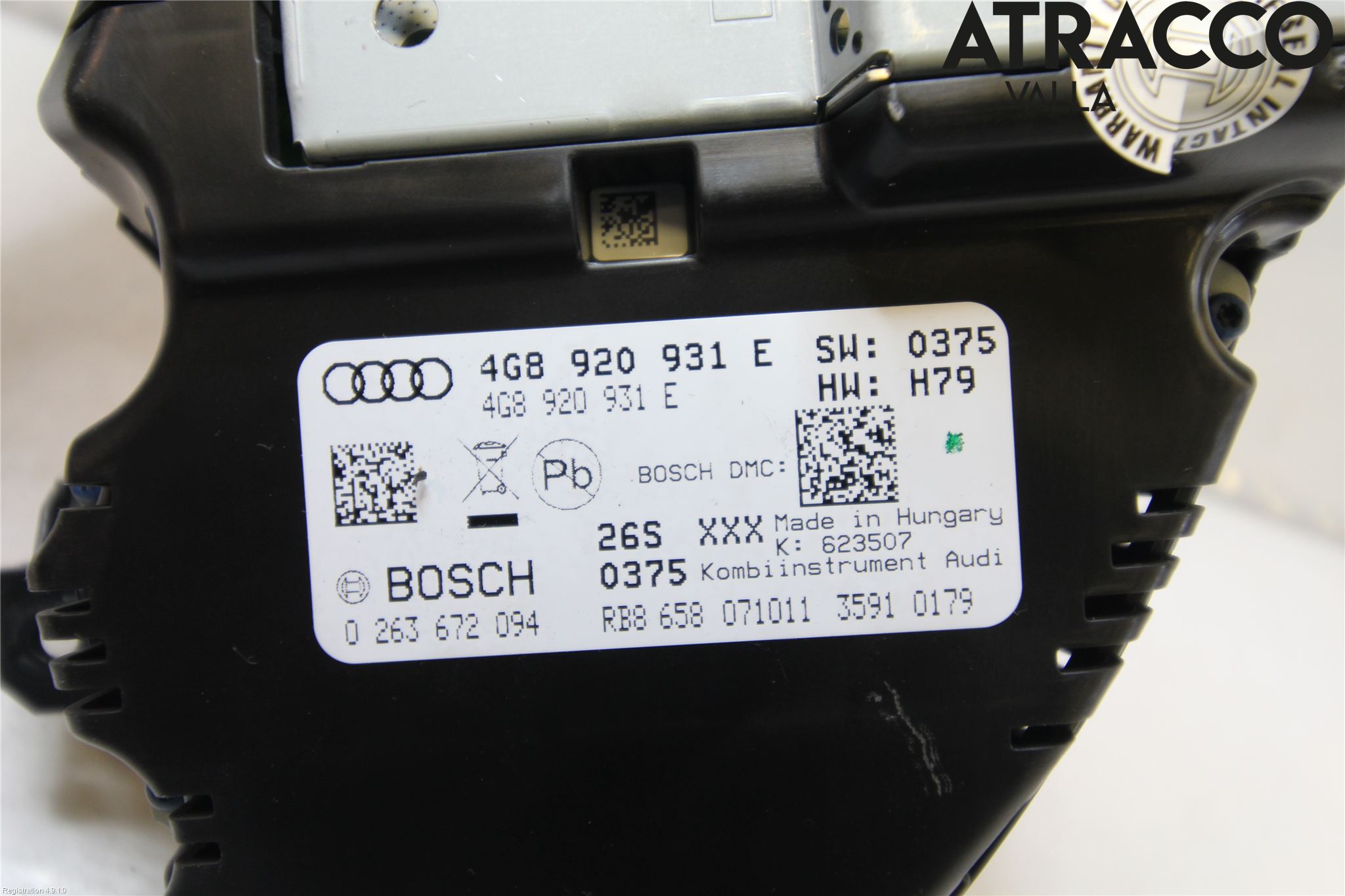 Audi A6/S6 4G 11-18 Instrument Komb