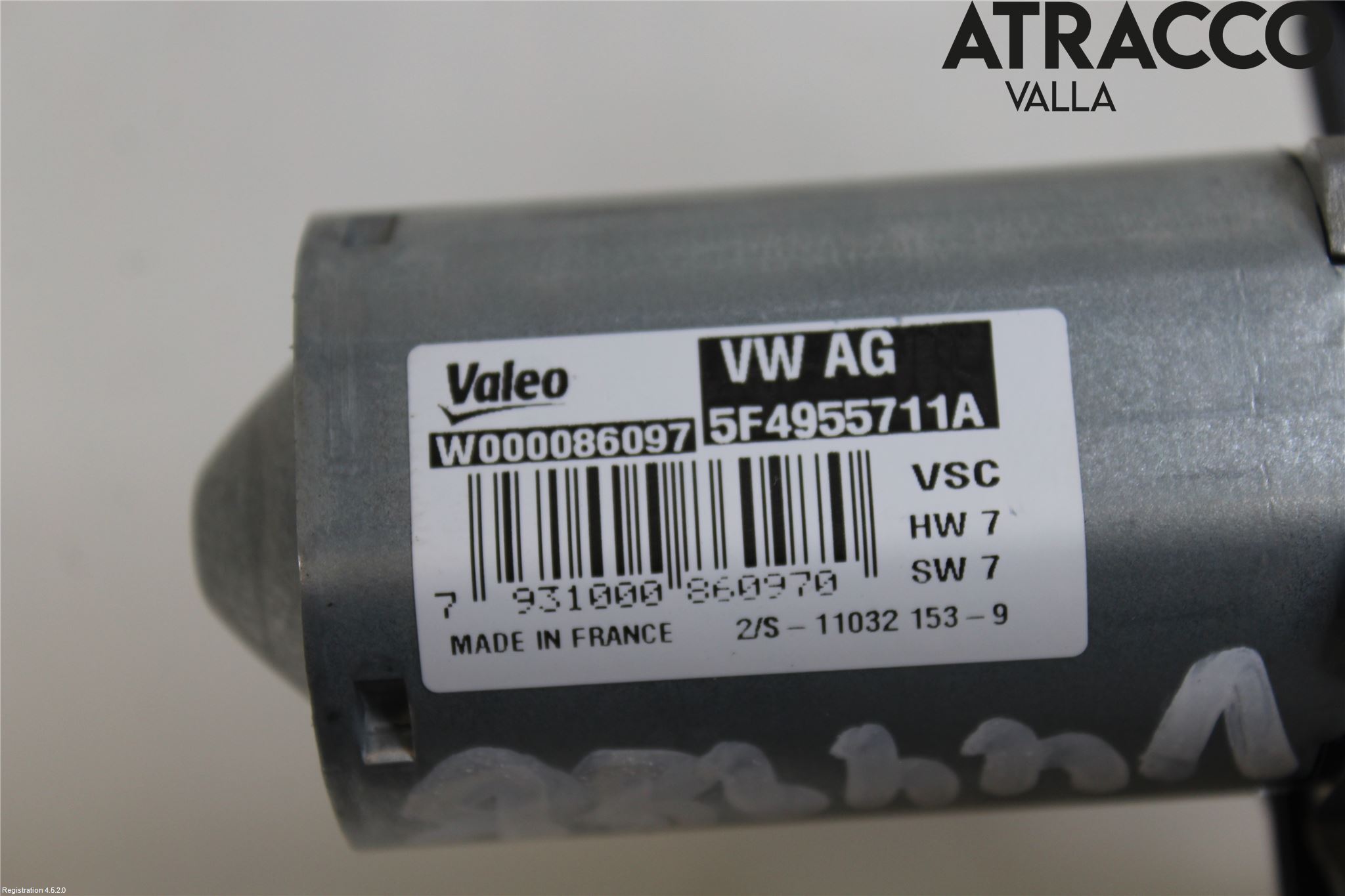 Skoda OCTAVIA (5E) 13-20 Torkarmotor Baklucka
