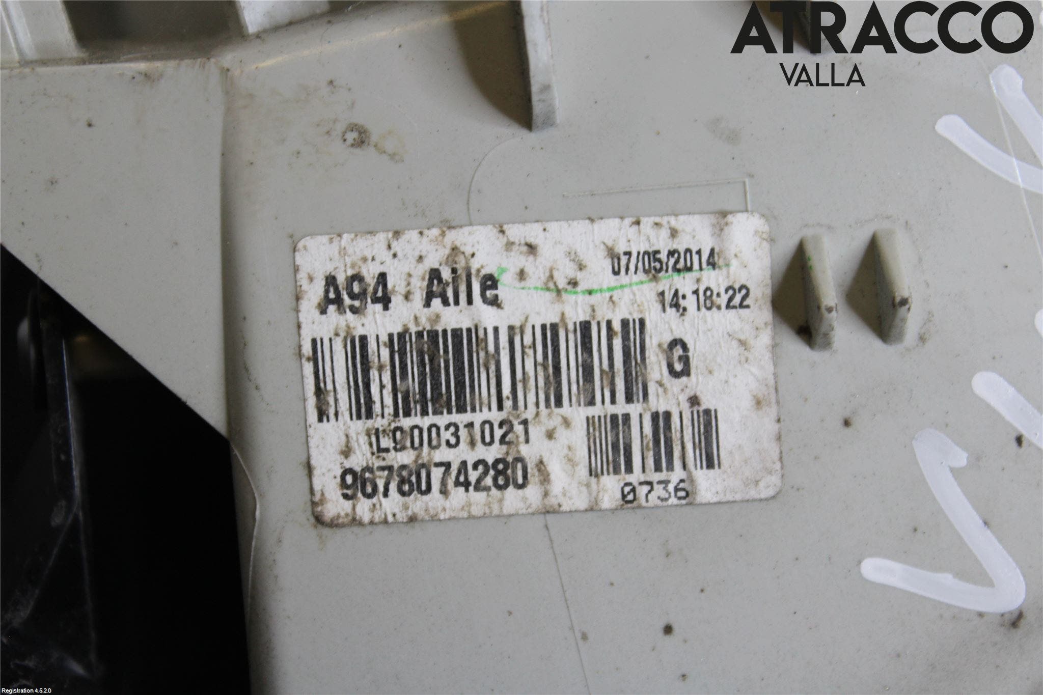 Peugeot 2008 13-20 Bakljus Vänster